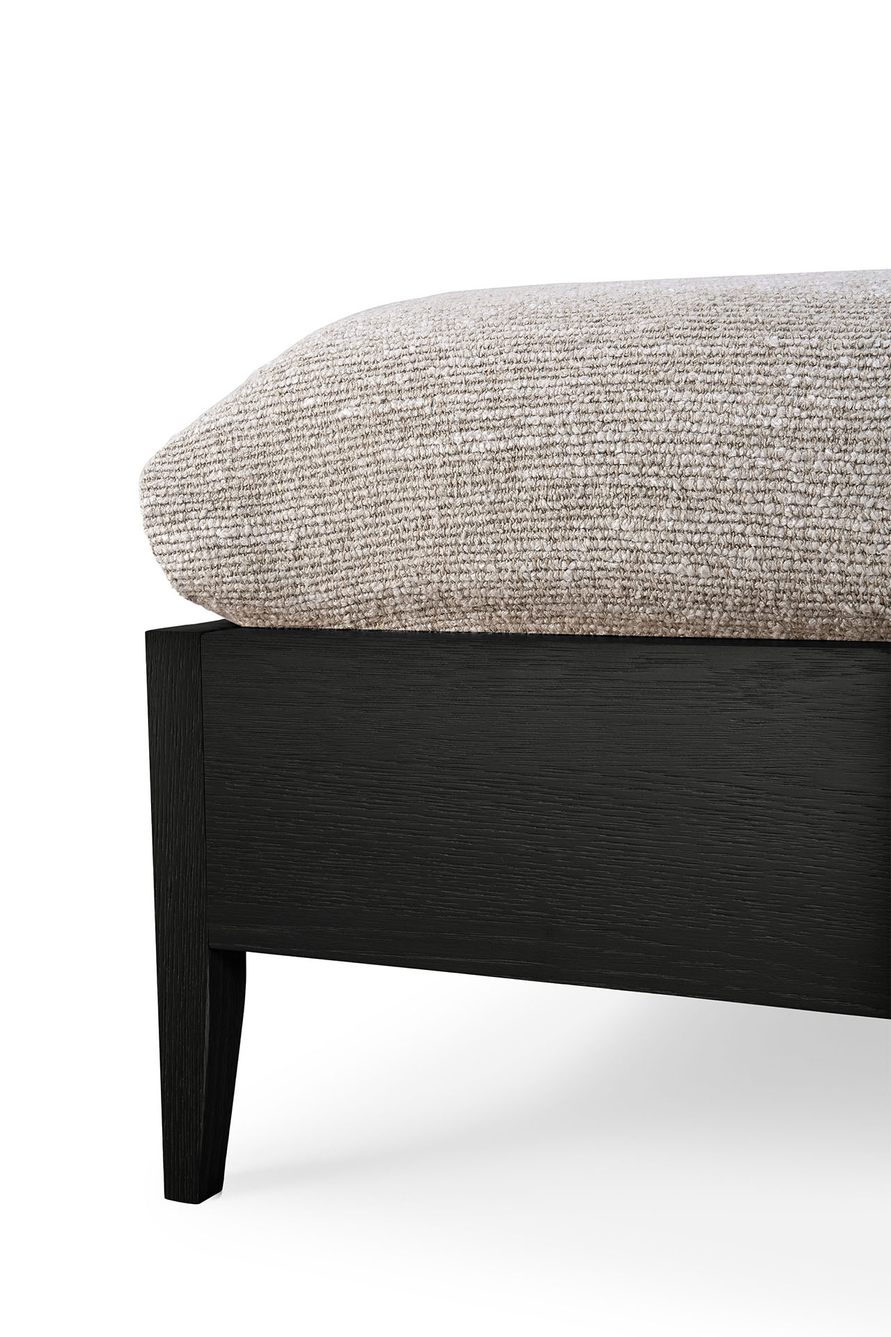 Ethnicraft bed Spindle black 160x200 cm