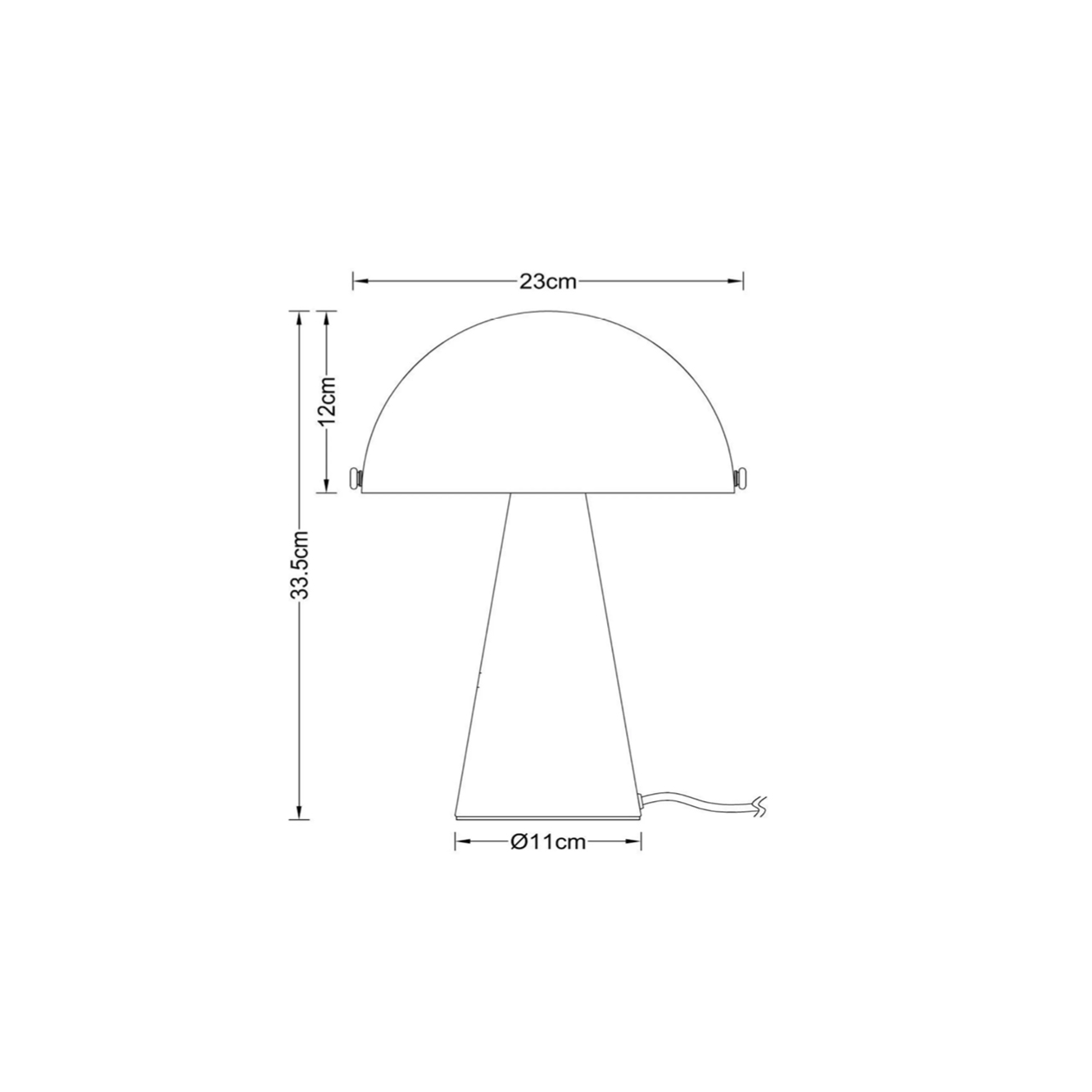 Barone Tafellamp Taupe en Beige