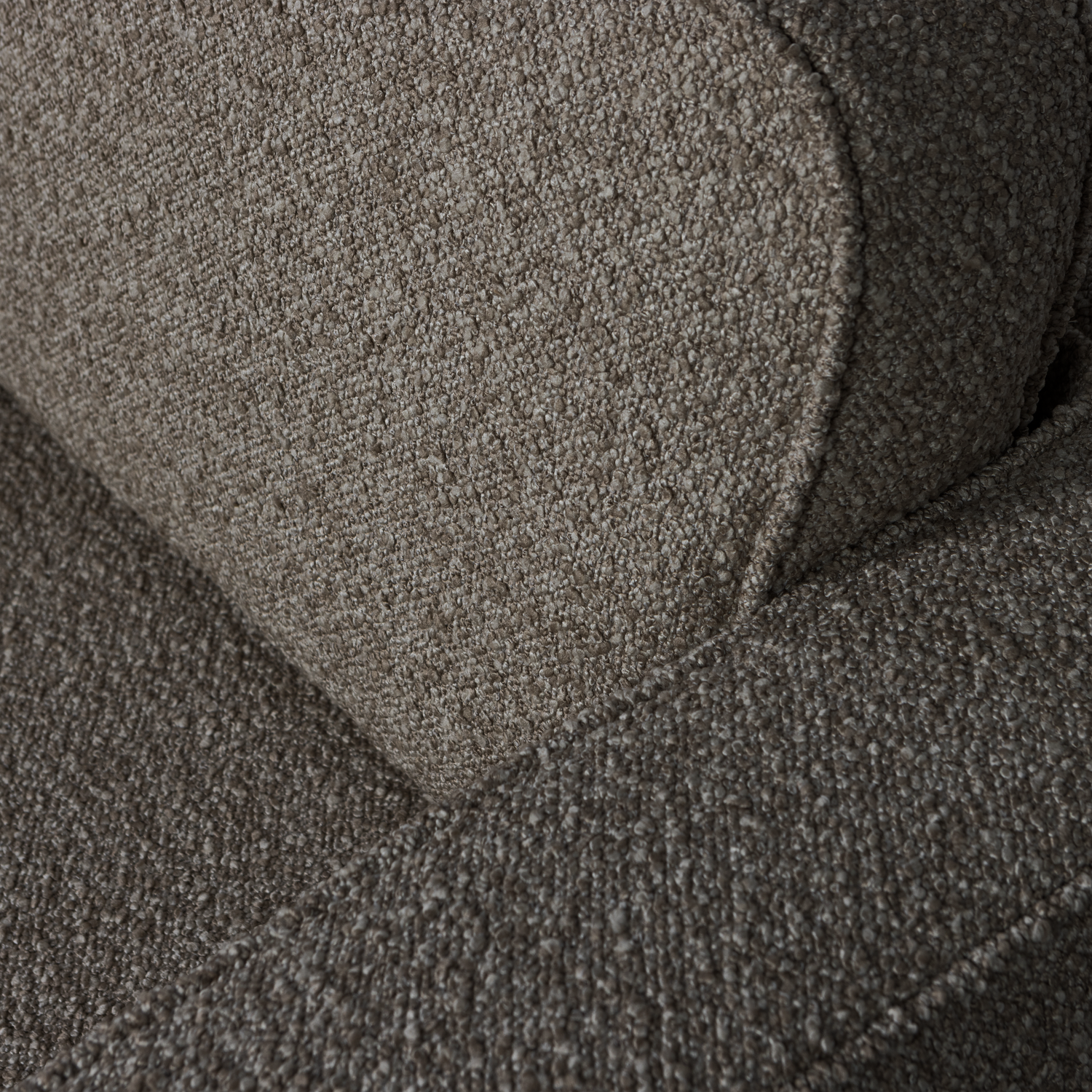 Lazy draaifauteuil boucle bruin