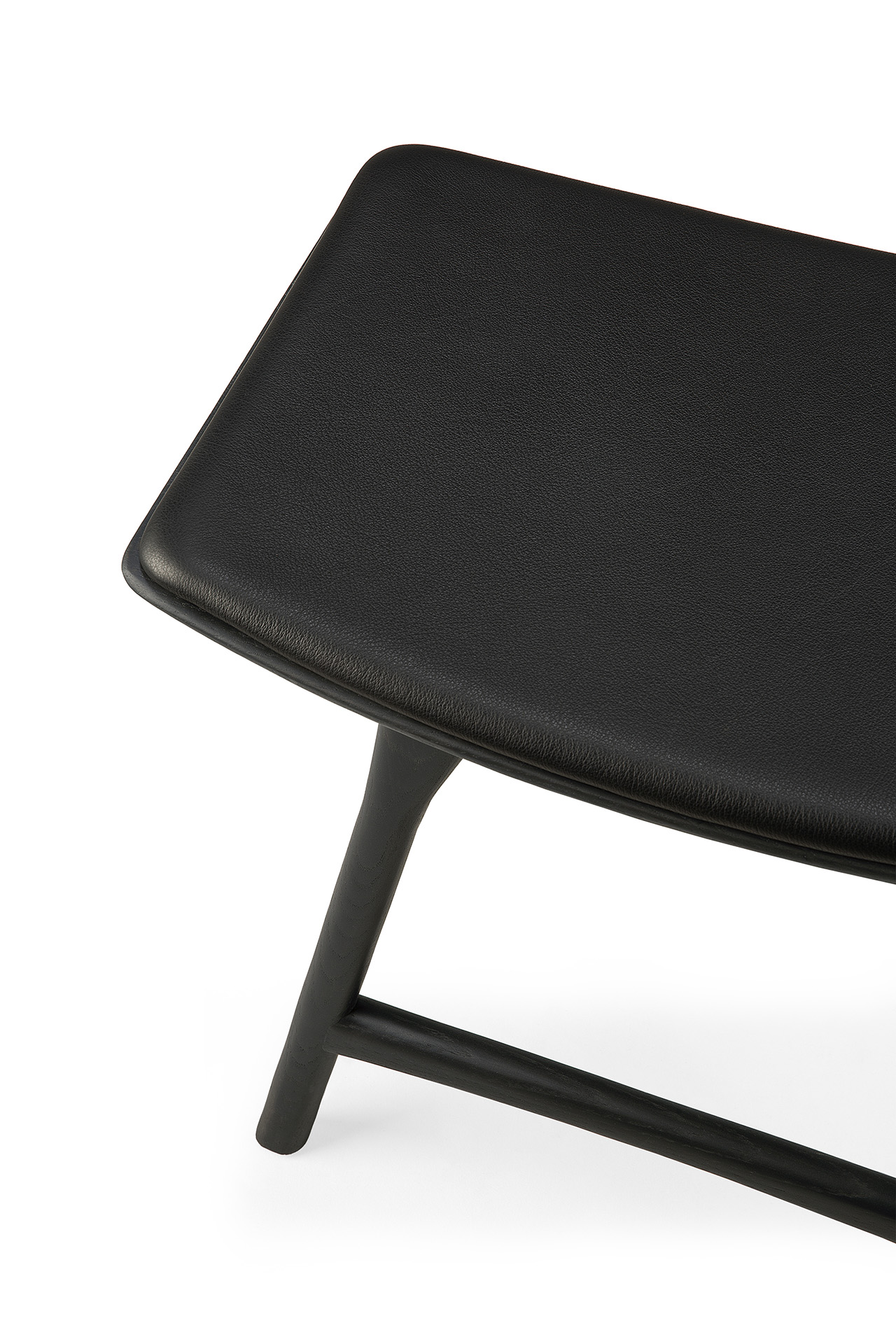 Ethnicraft - Osso eettafel kruk 45 - eiken/eiken zwart