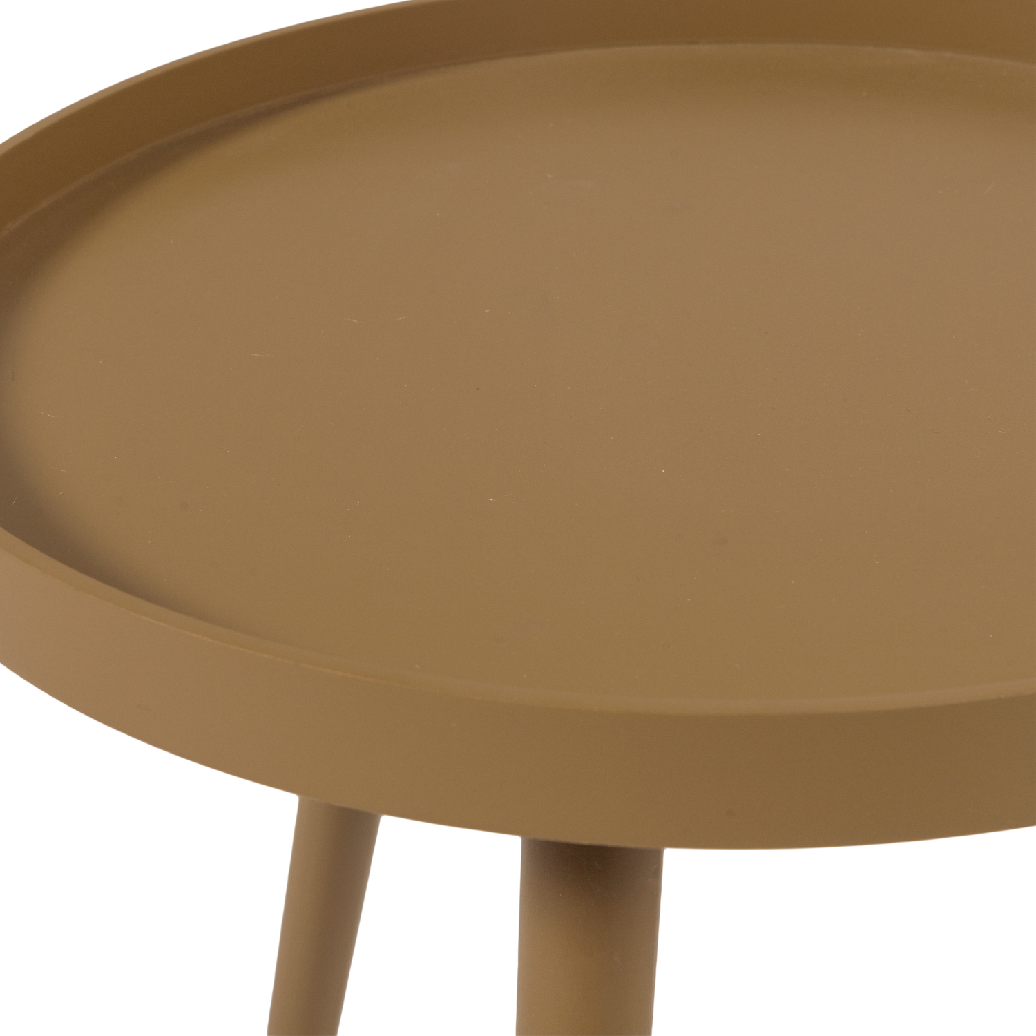 Sasha bijzettafel o41 cm hout honinggeel [fsc]