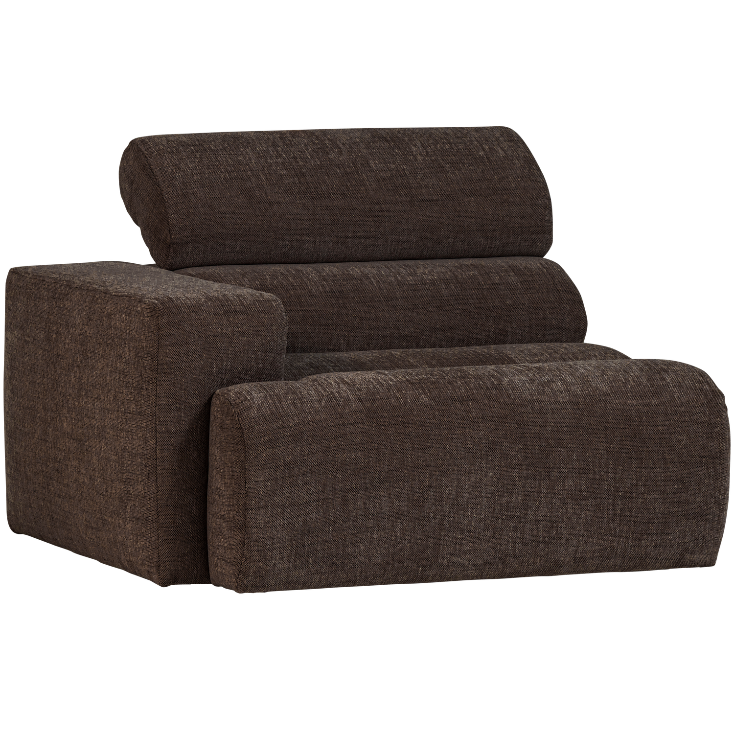 Novi 1-zits element arm links boucle karamelbruin