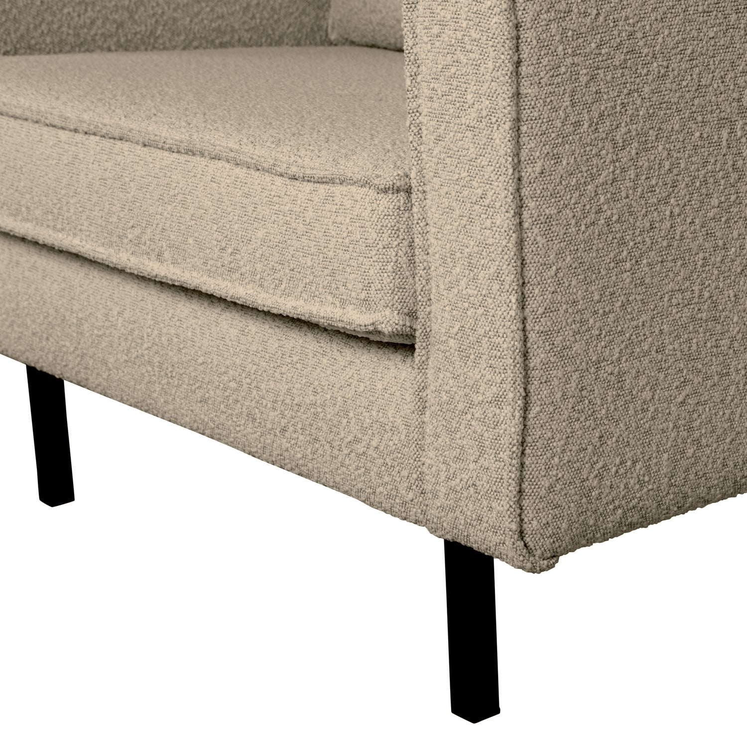 Rodeo fauteuil structure velvet frost