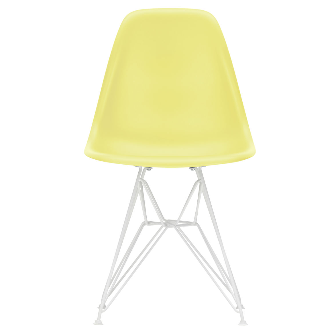 Vitra DSR RE eetkamerstoel wit onderstel