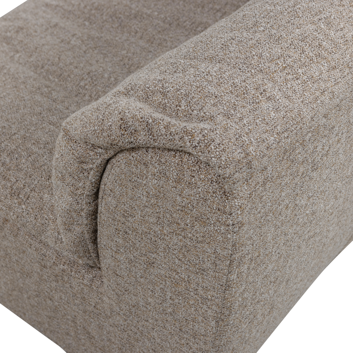 Baggy 1-zits element geweven chenille oudroze