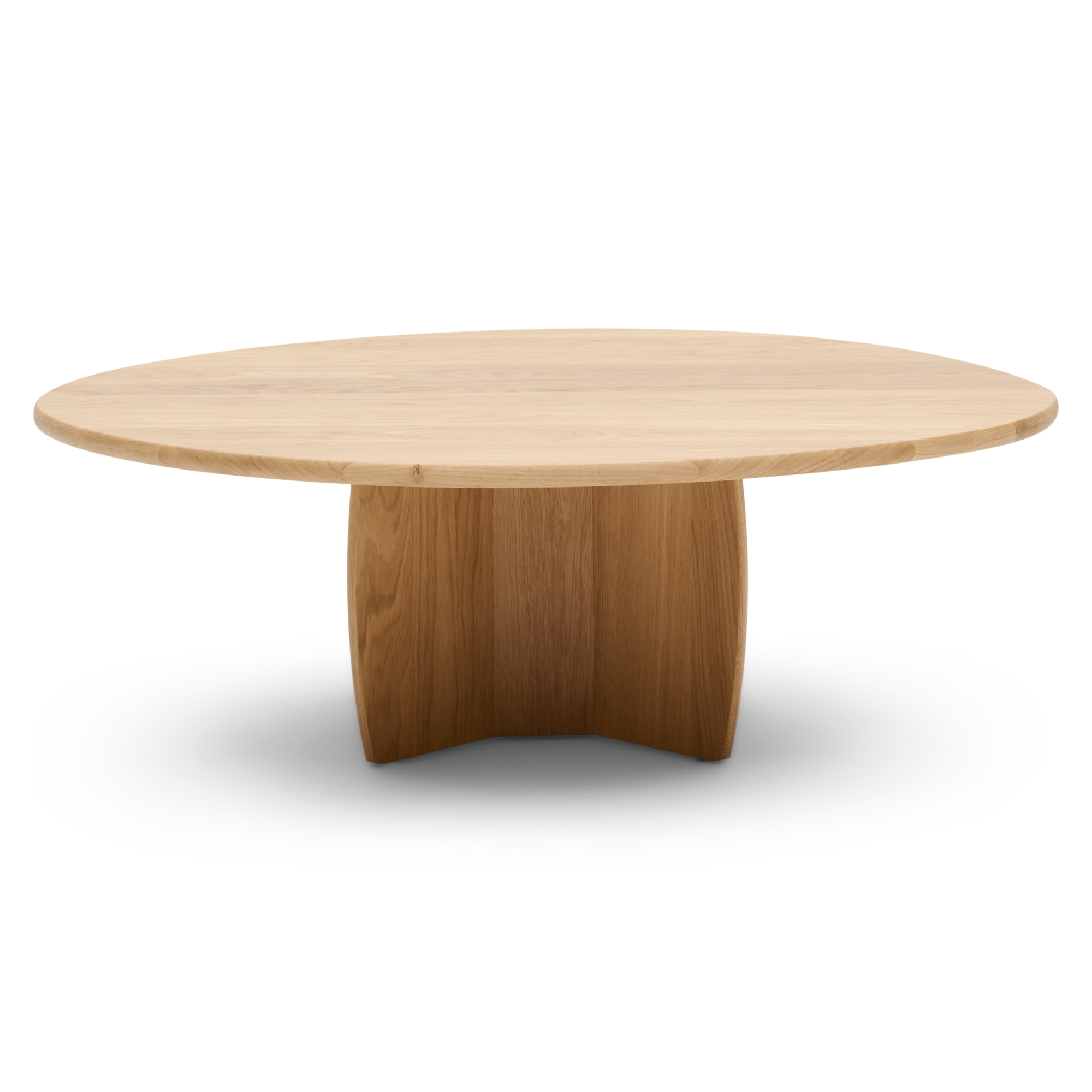Salontafel Otto 95 x 84 x 32 cm Groove Naturel