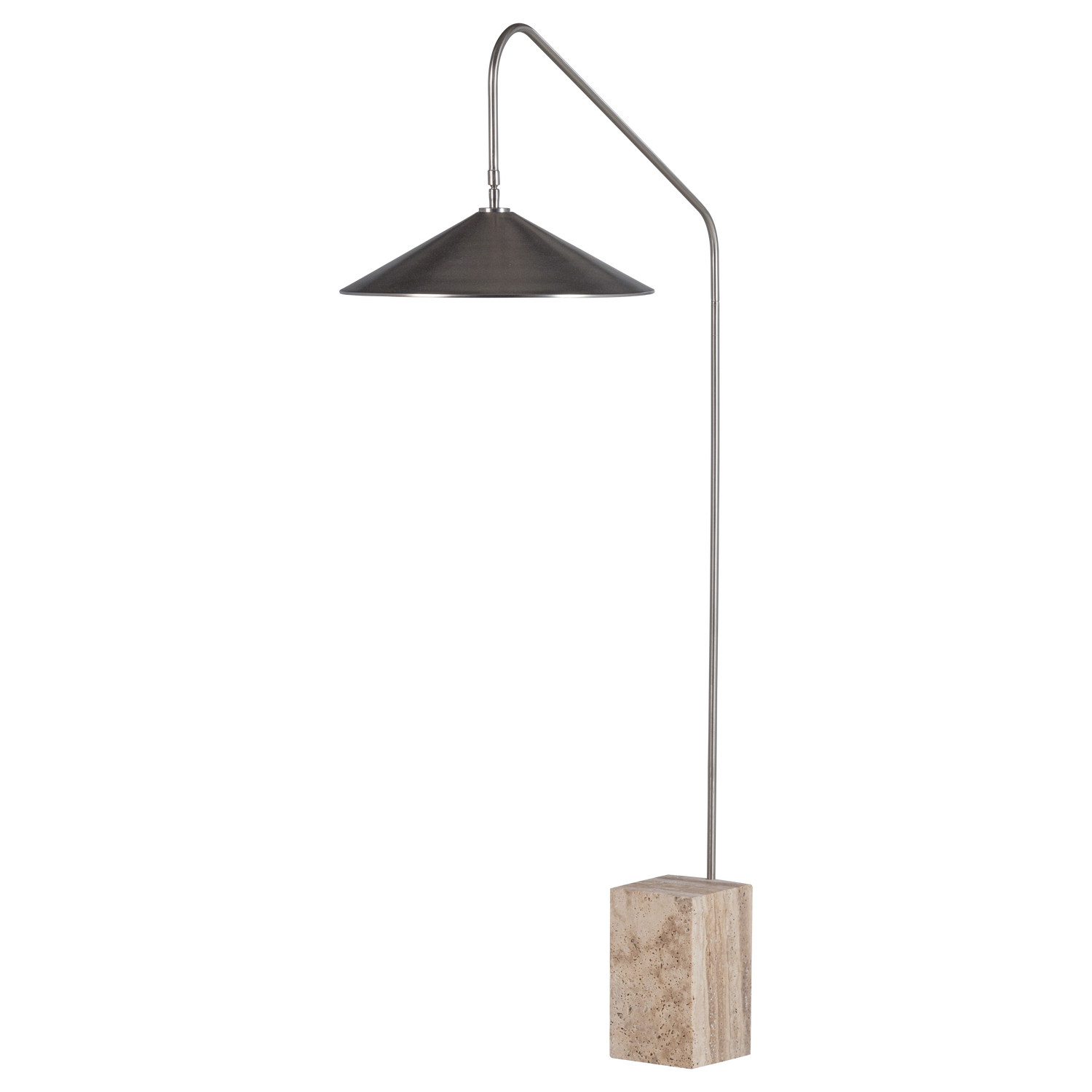 Korn vloerlamp metaal chroom