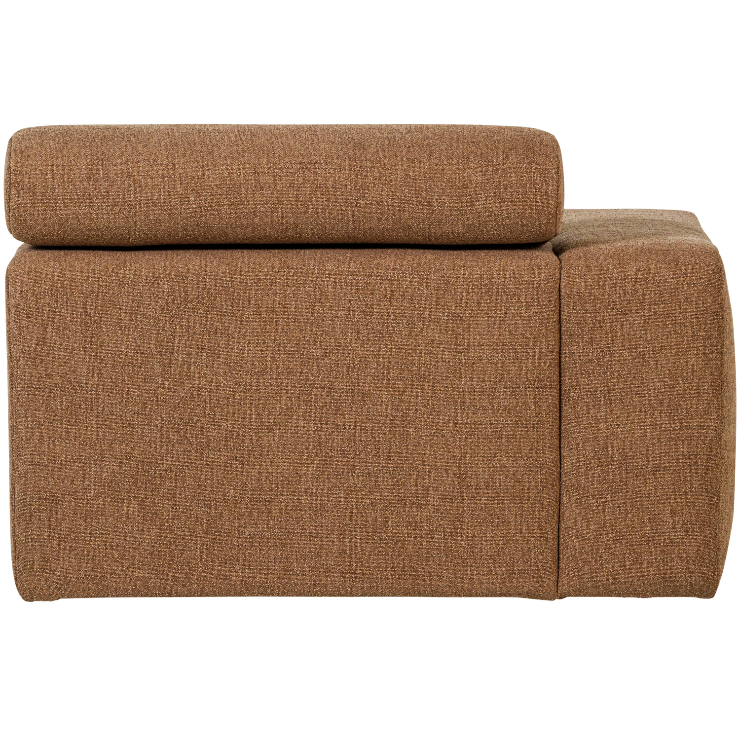 Novi chaise longue element arm links ribstof terra