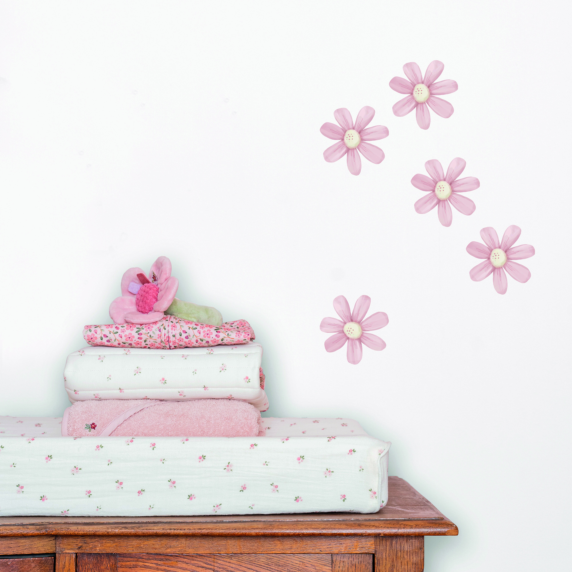 Muurstickers Fairy Garden Flowers (A4)