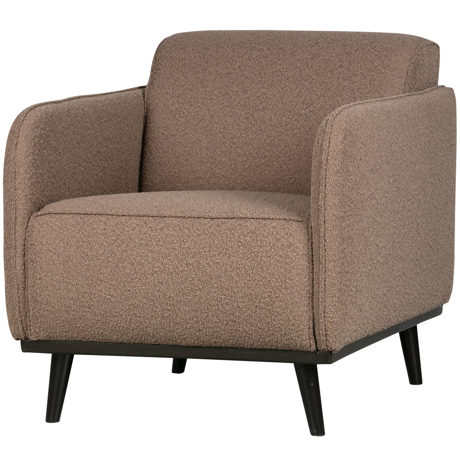 Statement fauteuil met arm chenille velvet perzikroze