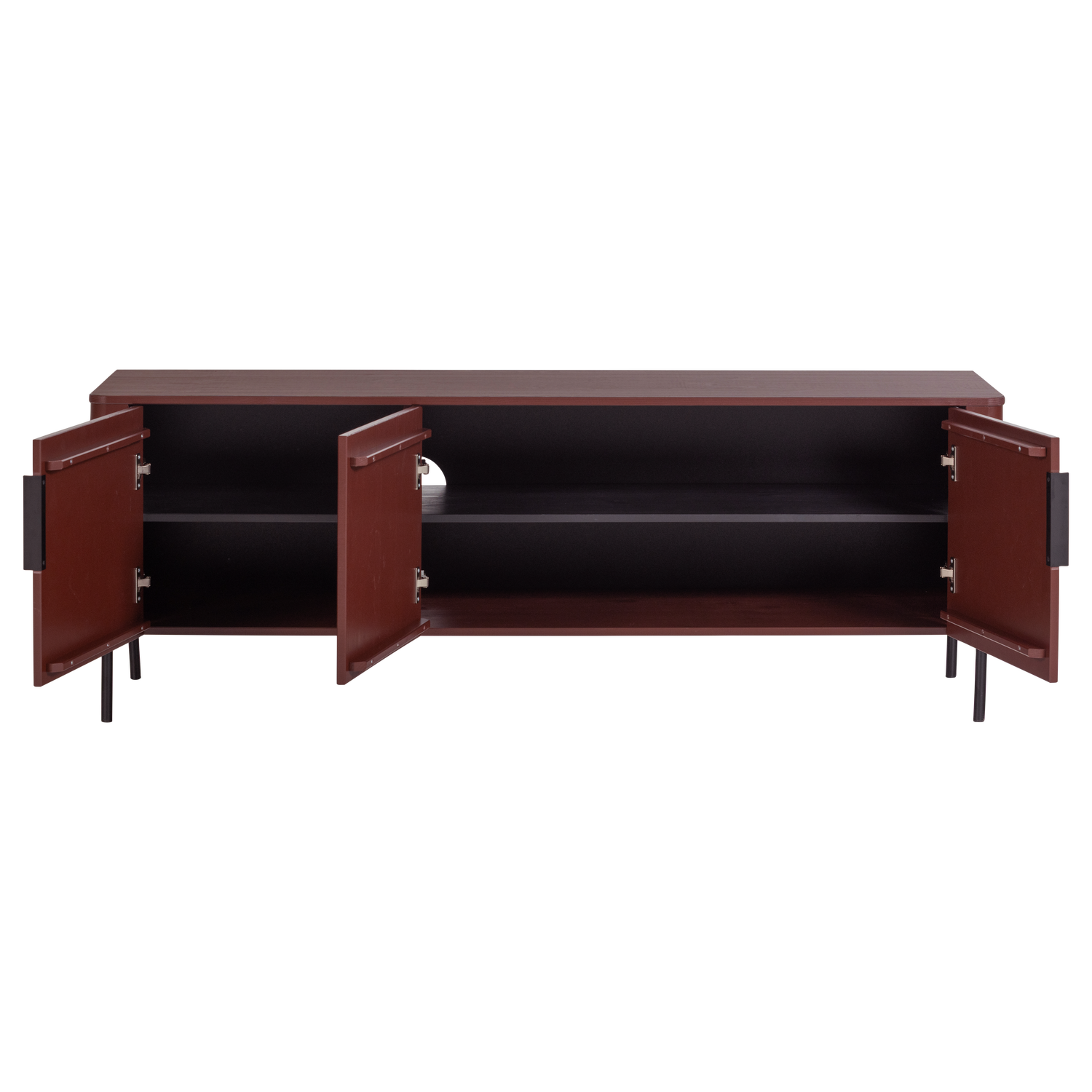 Gunnar tv meubel 154 cm grenen mud [fsc]