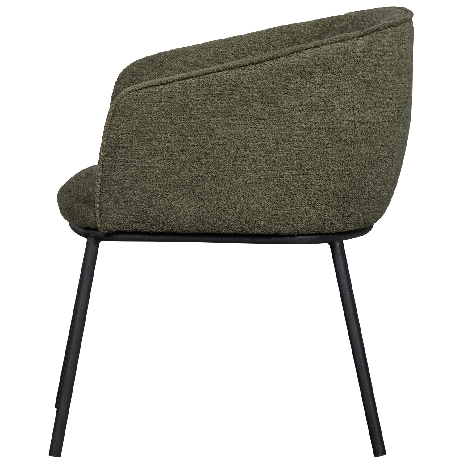 Leon eetkamerstoel boucle naturel melange