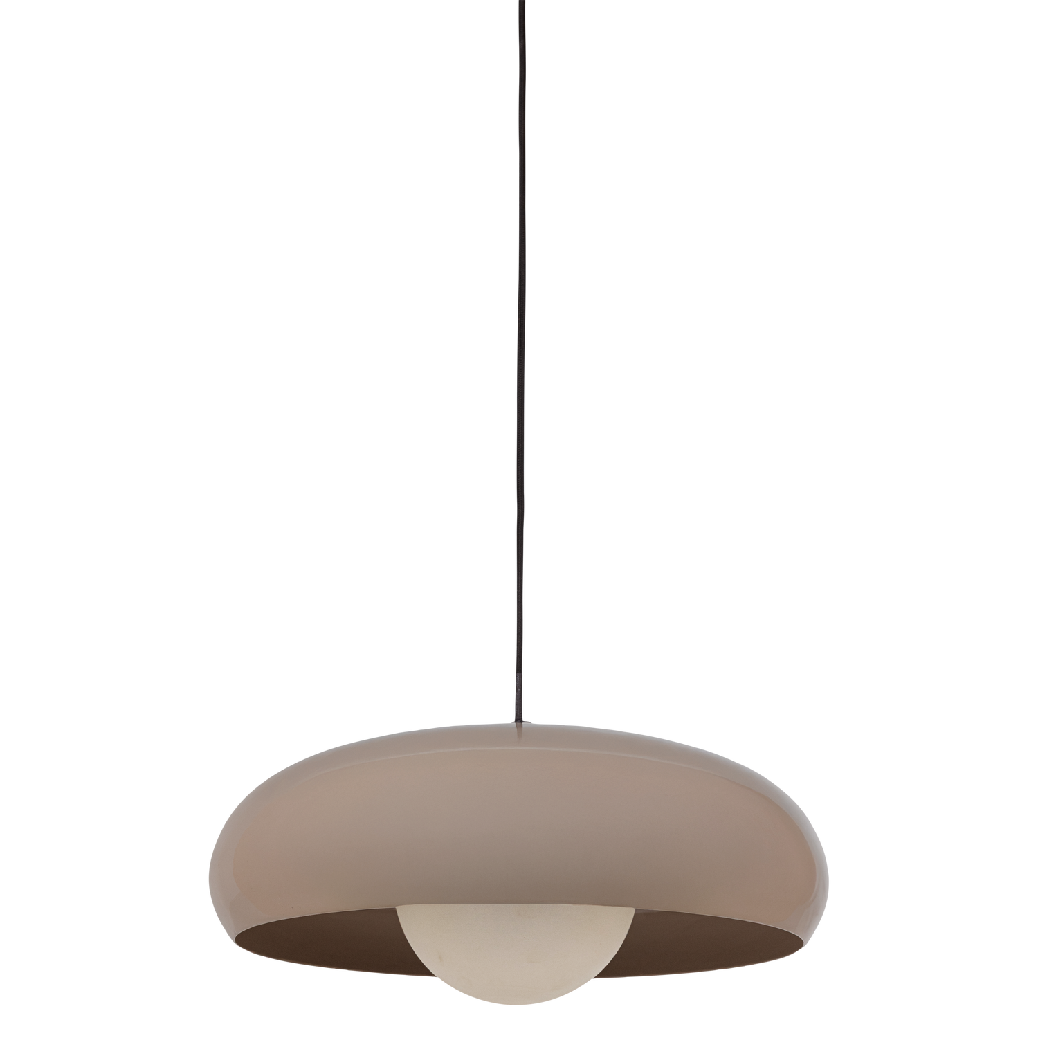 Tivo hanglamp rond metaal hoogglans zand