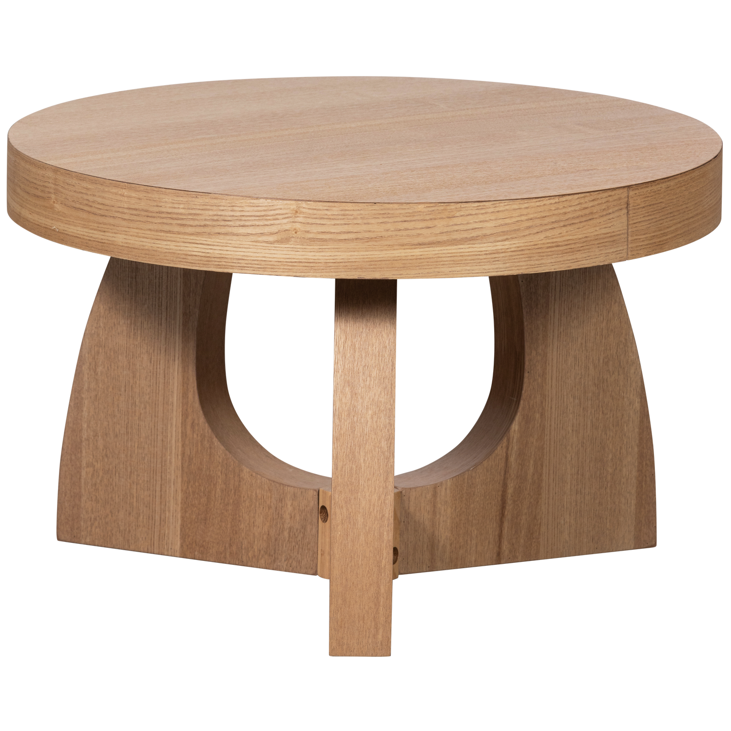 Tala bijzettafel mdf fineer naturel 35xo55 cm