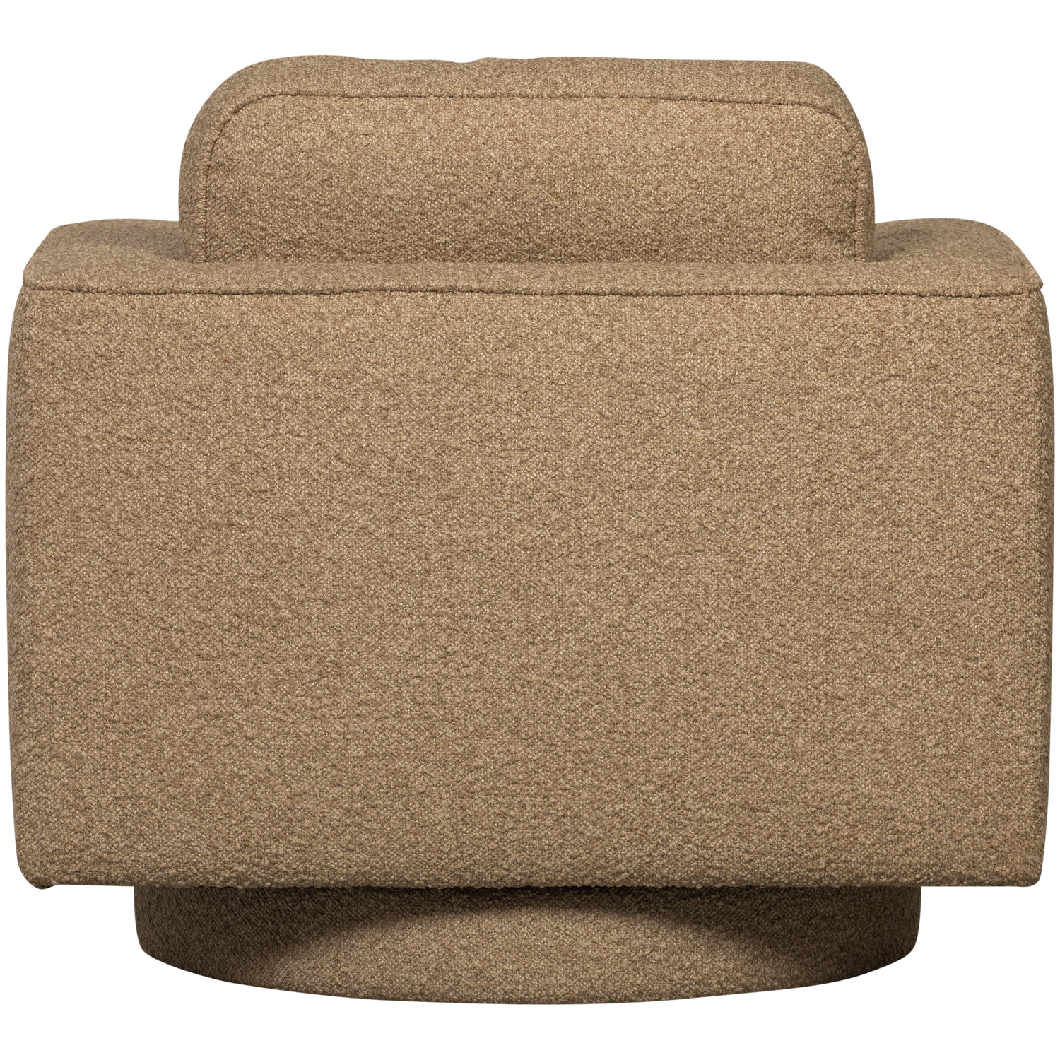 Lazy draaifauteuil boucle bruin