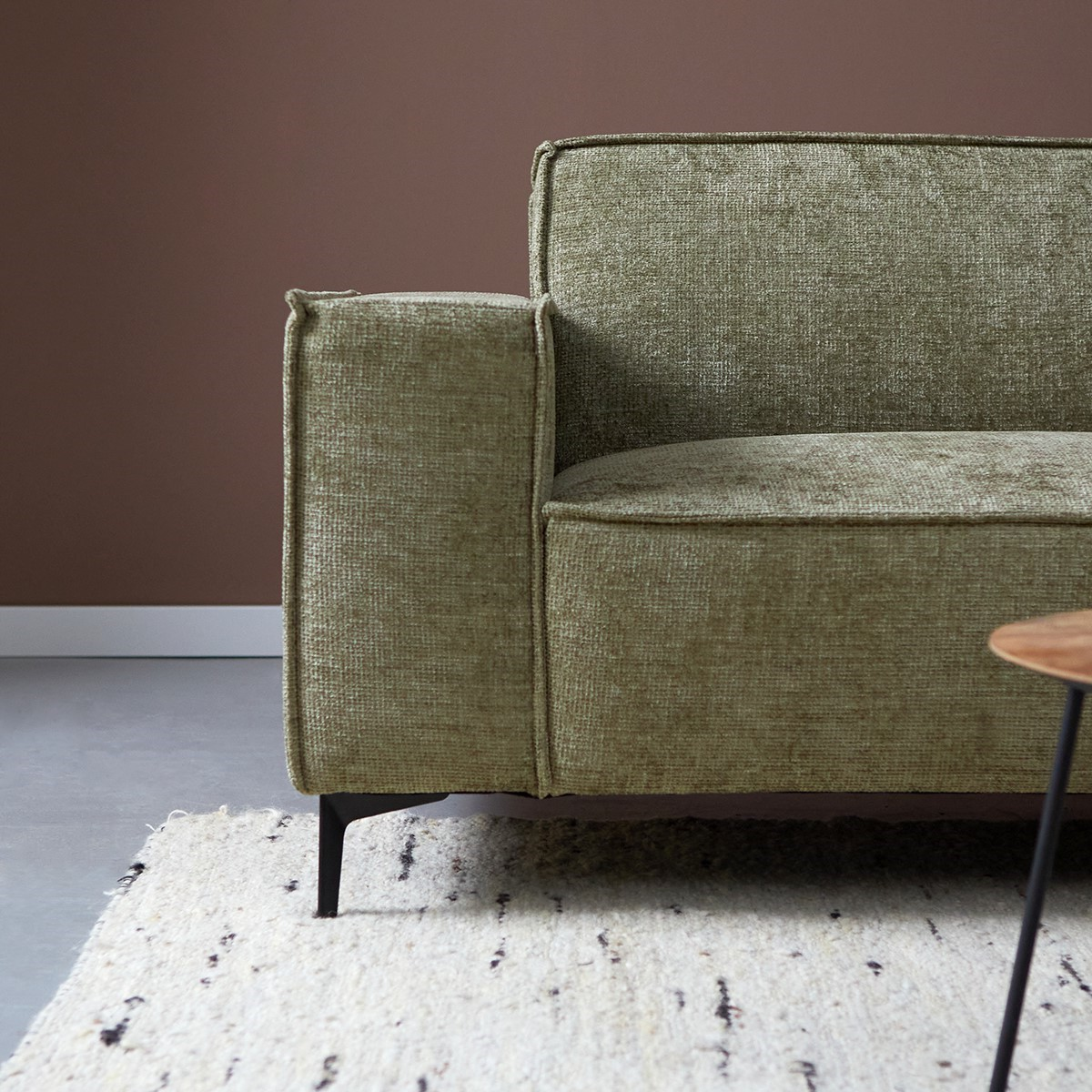 Hoekbank Valora Groen Chaise