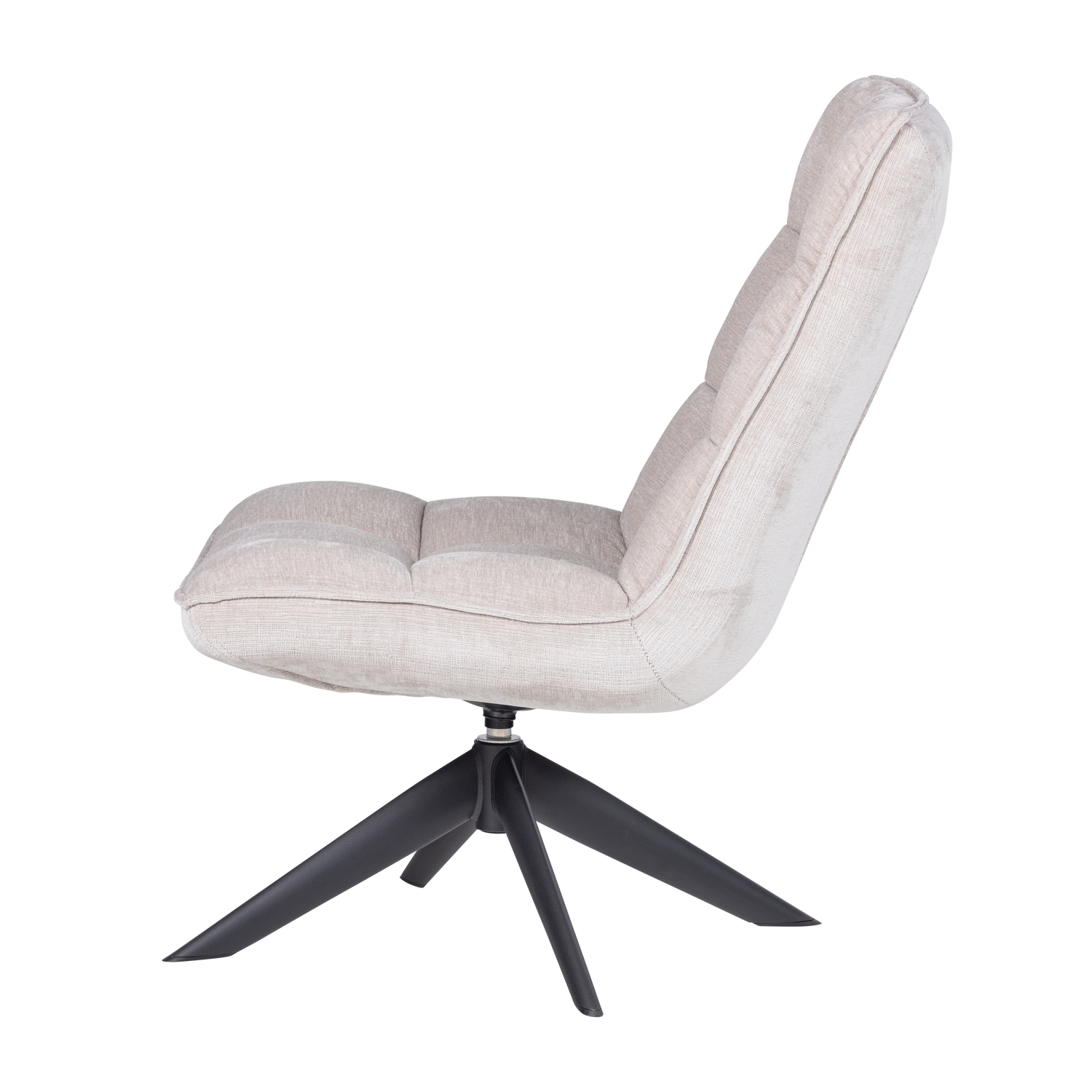 Jouke draaifauteuil chenille structuur roestbruin [fsc]