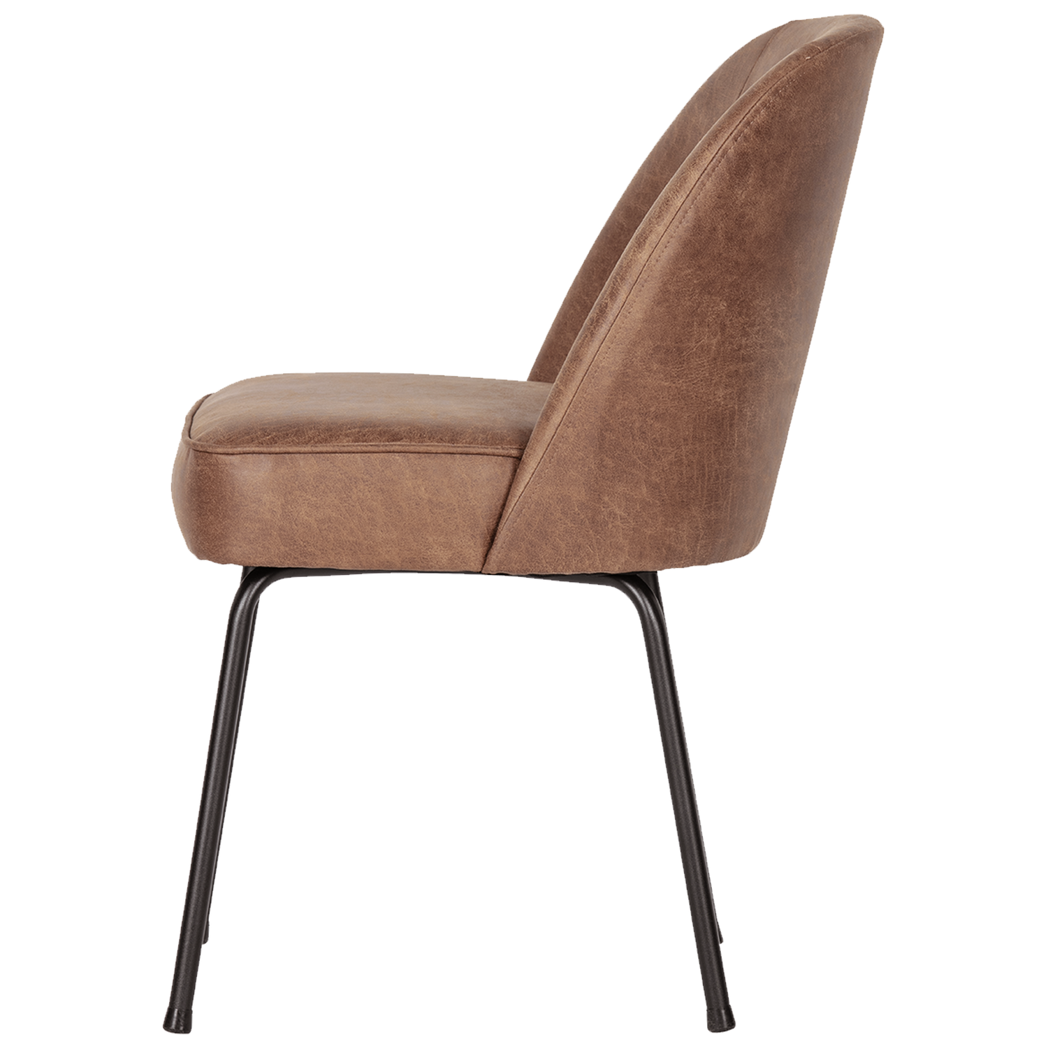 Vogue eetkamerstoel structure velvet brass