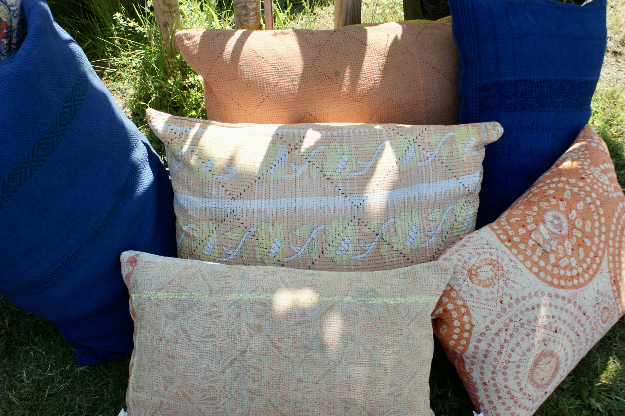 Kussen Kantha vintage 50x70 cm