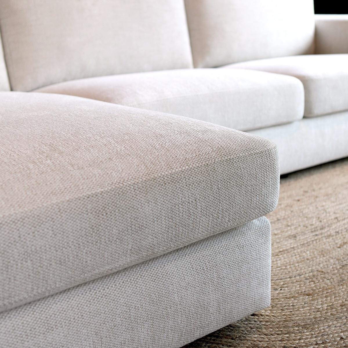 Hoekbank Avero Beige Chaise Longue