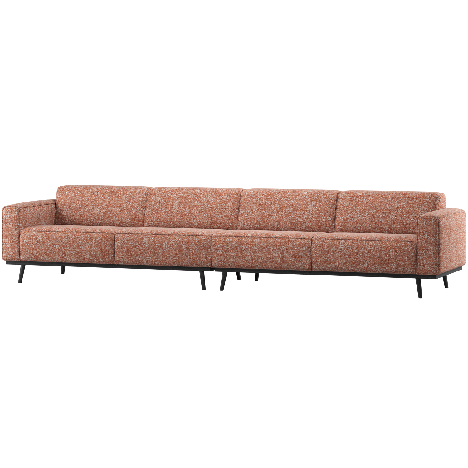 Statement xl 4-zits bank 372 cm lichtbruin melange