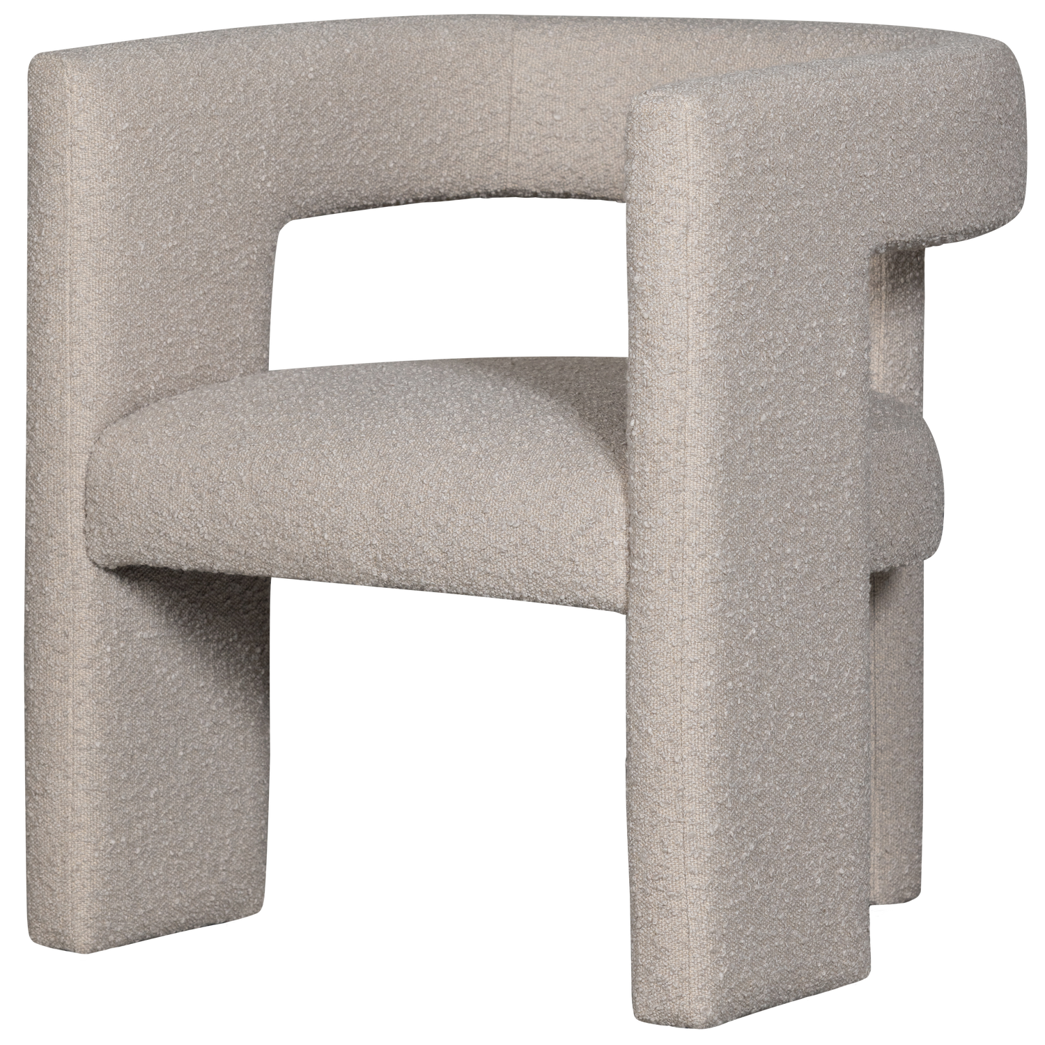 Tiwa fauteuil boucle beige