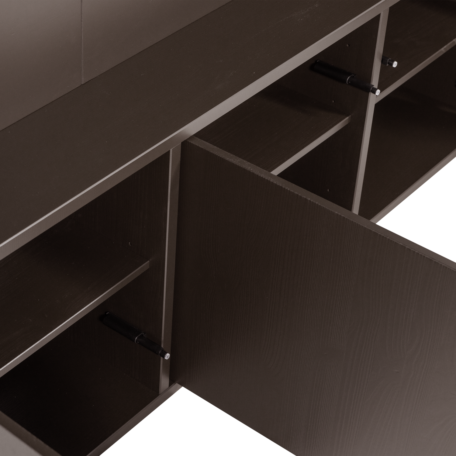 Meggy tv opbergkast 160 cm grenen middenbruin [fsc]