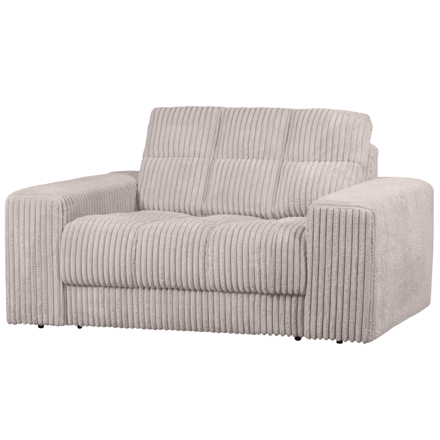 Second date loveseat velvet warmgrijs