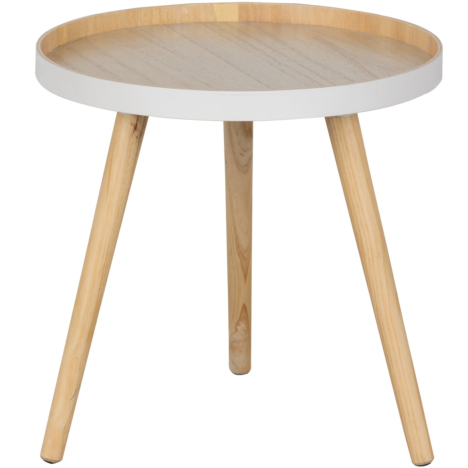 Sasha bijzettafel o41 cm hout honinggeel [fsc]