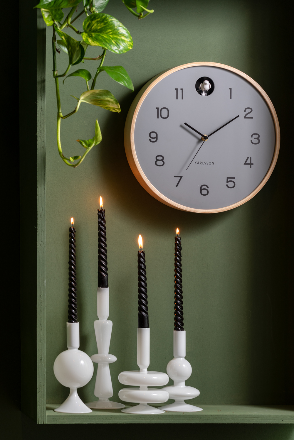 Wandklok Natural Cuckoo