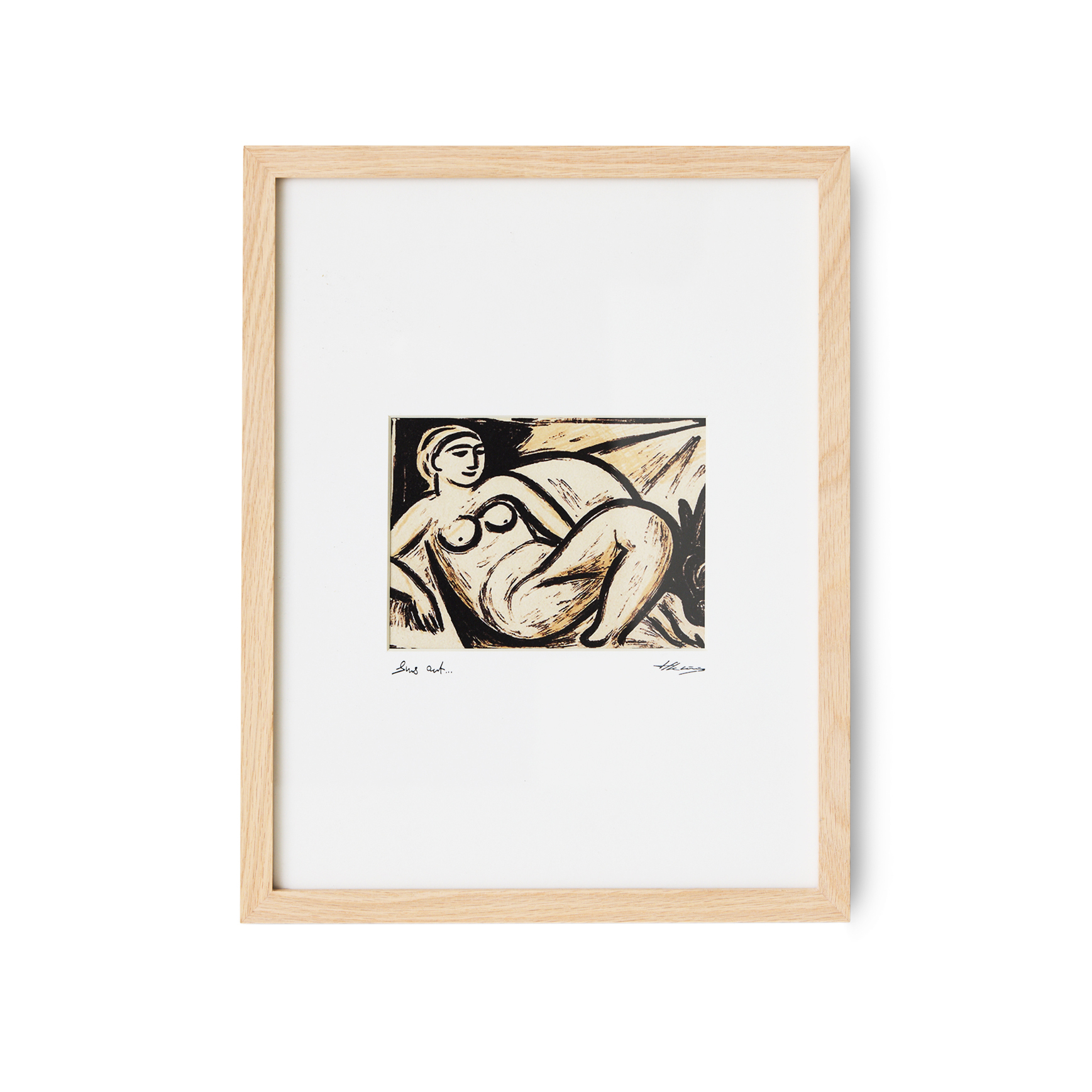 HK Schilderij Framed artwork suns out 29x37 cm