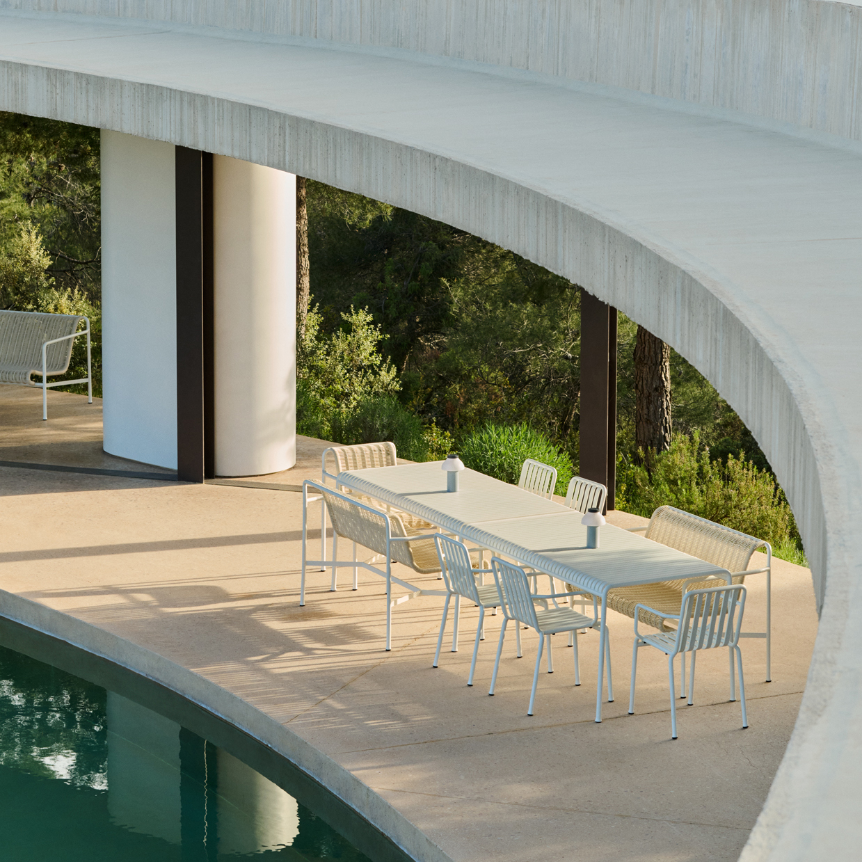 HAY Palissade Cord Dining Armchair