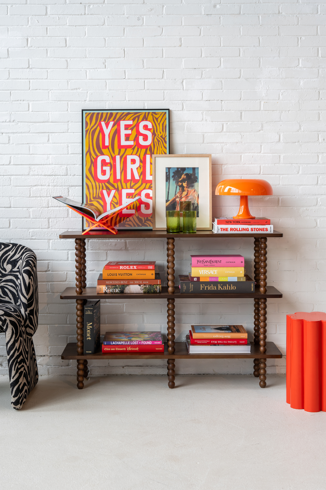 Boekenstandaard Perspex