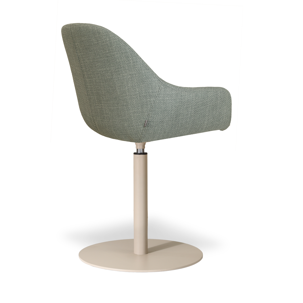 niva-mae draaibare eetkamerstoel- beige onderstel