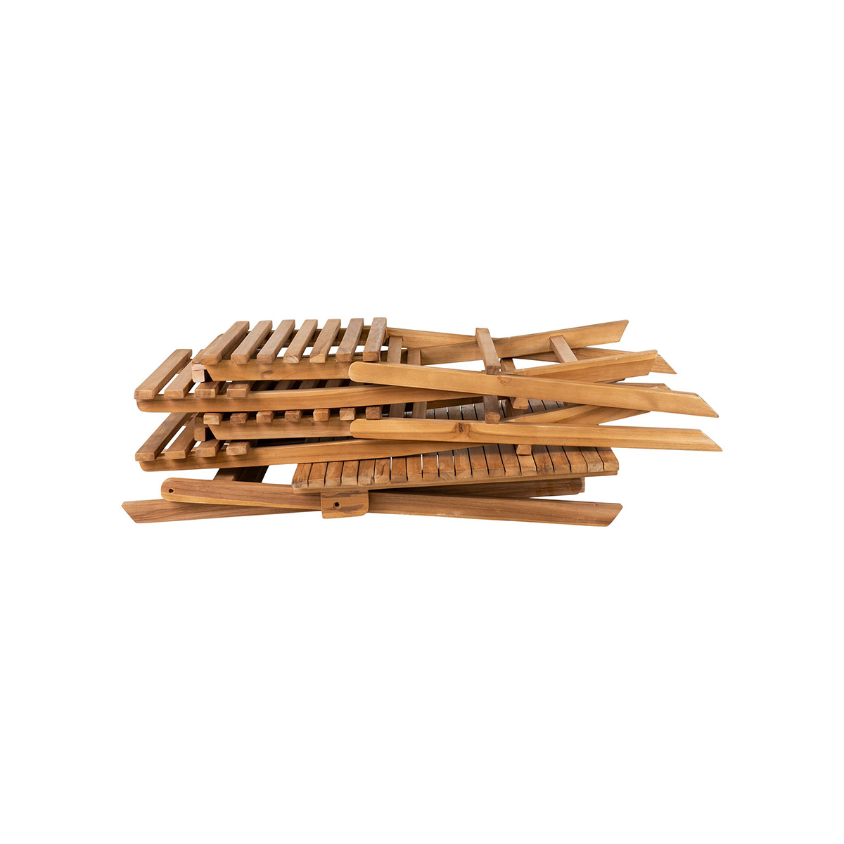 Lenneke houten tuin bistroset naturel