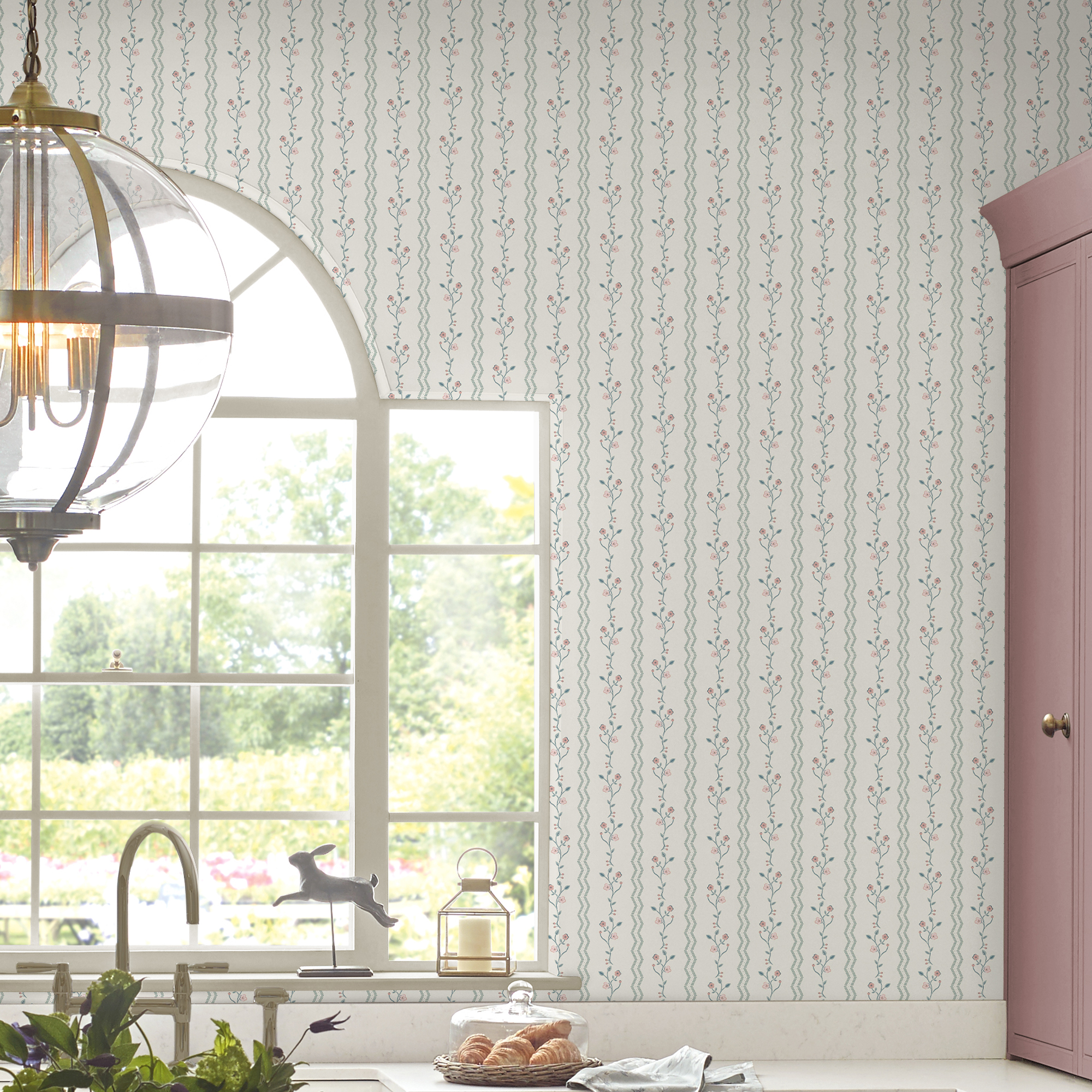 Behang Laura Ashley Blencow Stripe