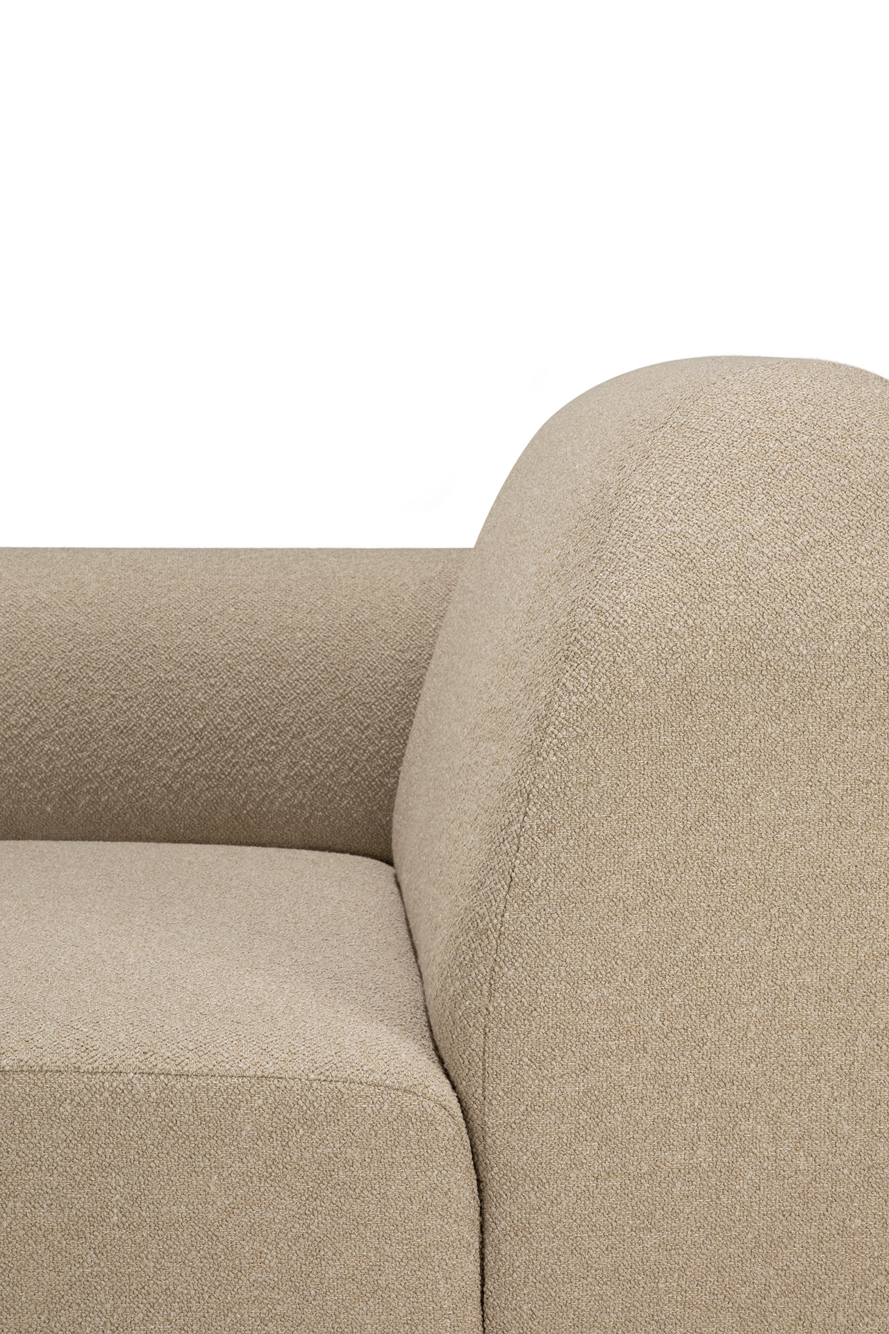 Bulky modulaire sofa - almond