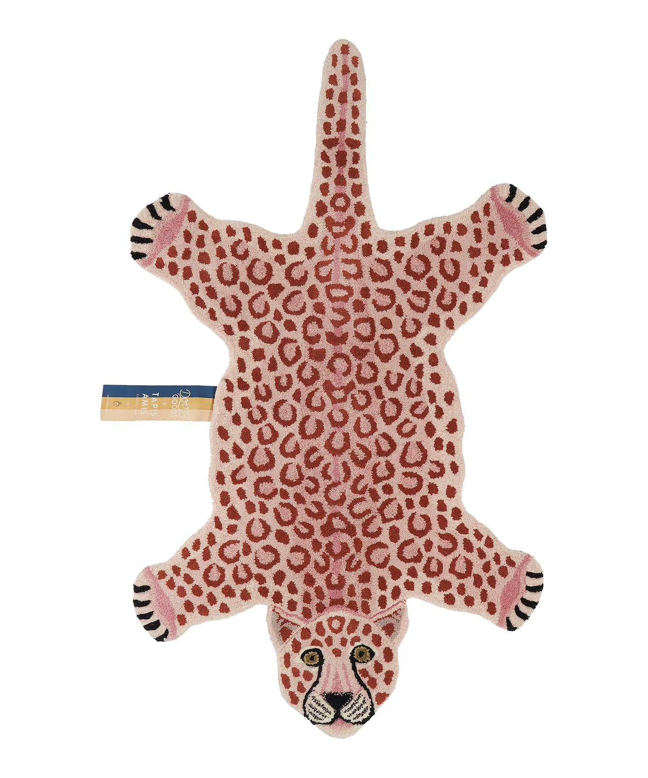 Doing Goods vloerkleed Loony luipaard pinky large