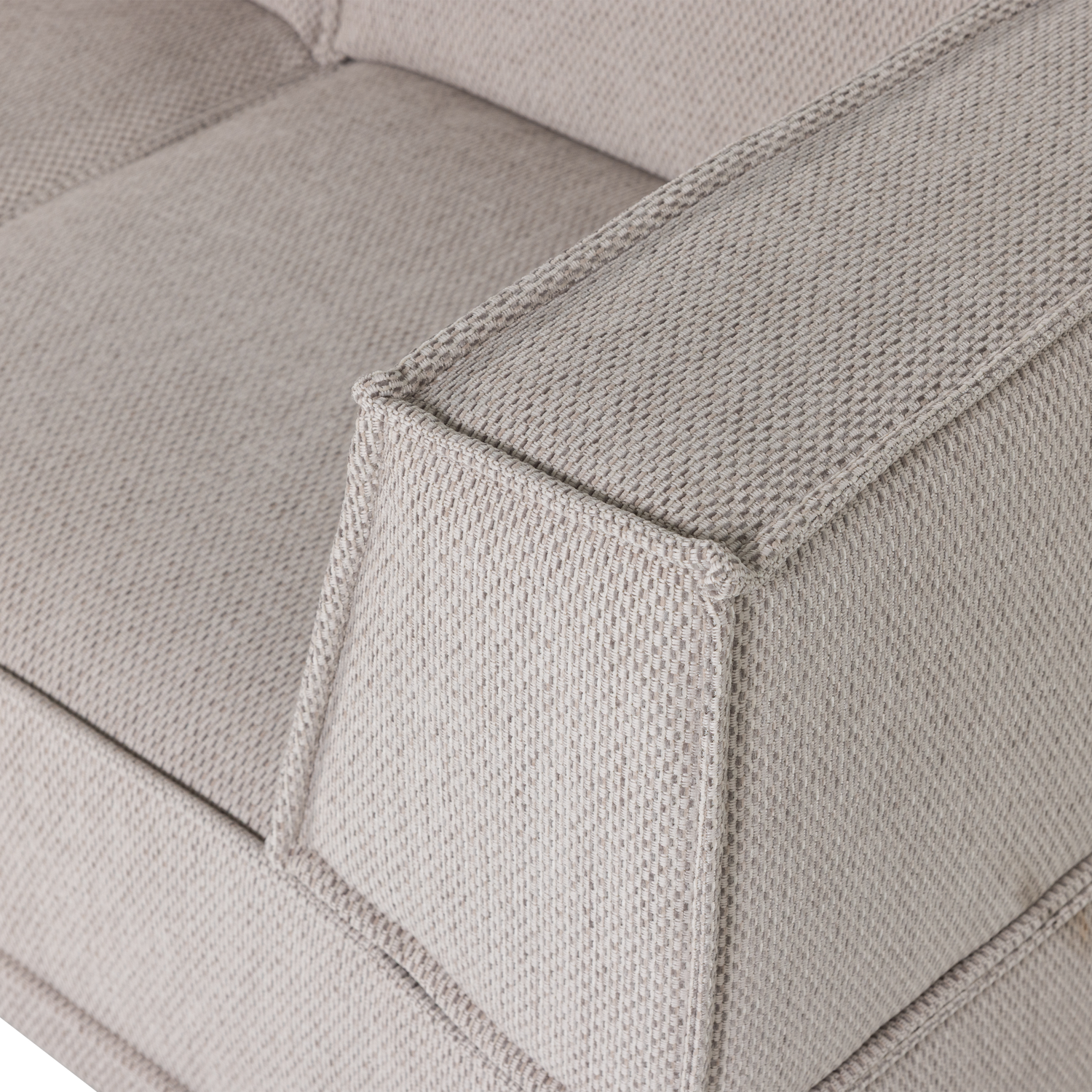 Manu chaise longue bank links velvet bruin [fsc]