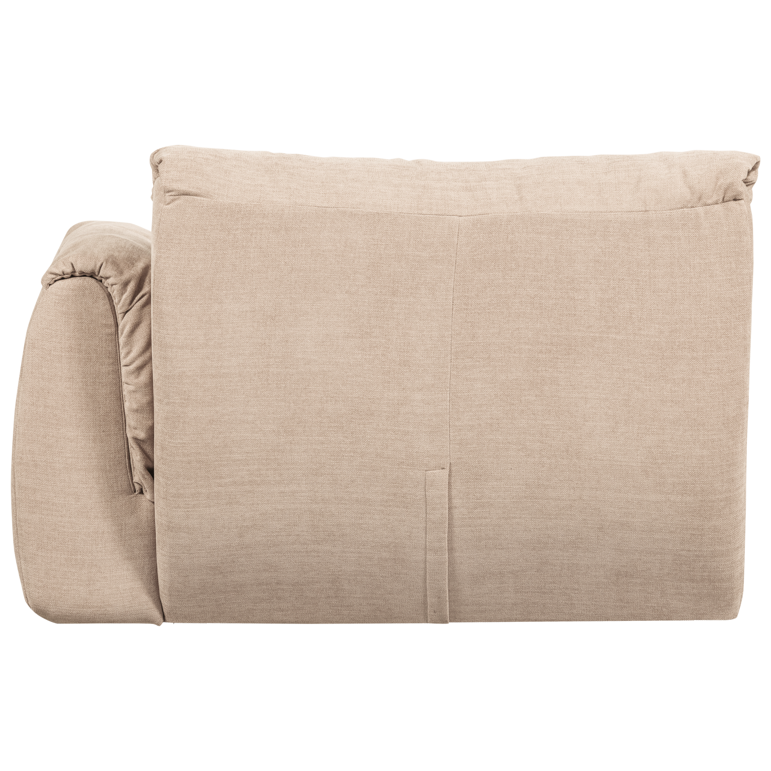Baggy 1-zits element met arm rechts geweven chenille bruin
