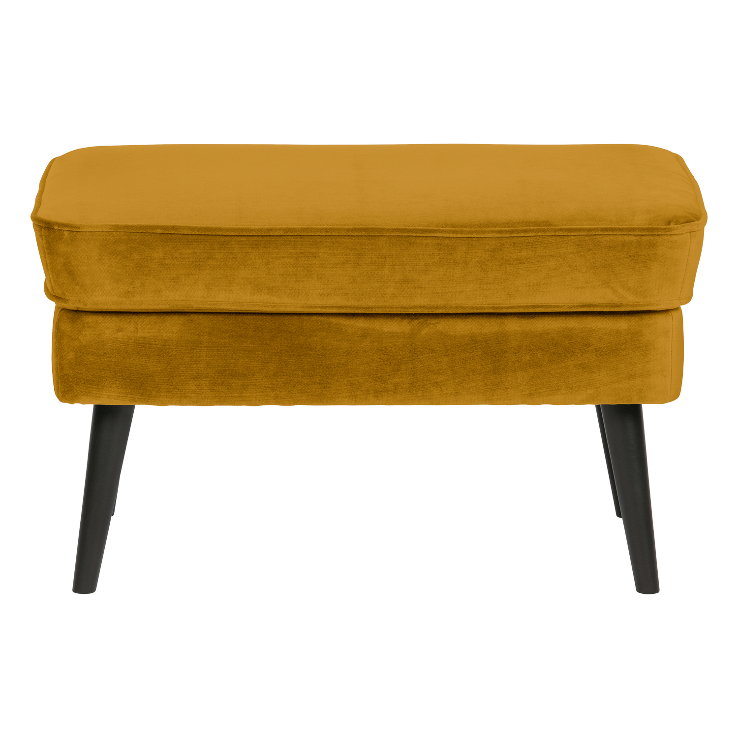 Rocco hocker velvet donkerbruin [fsc]