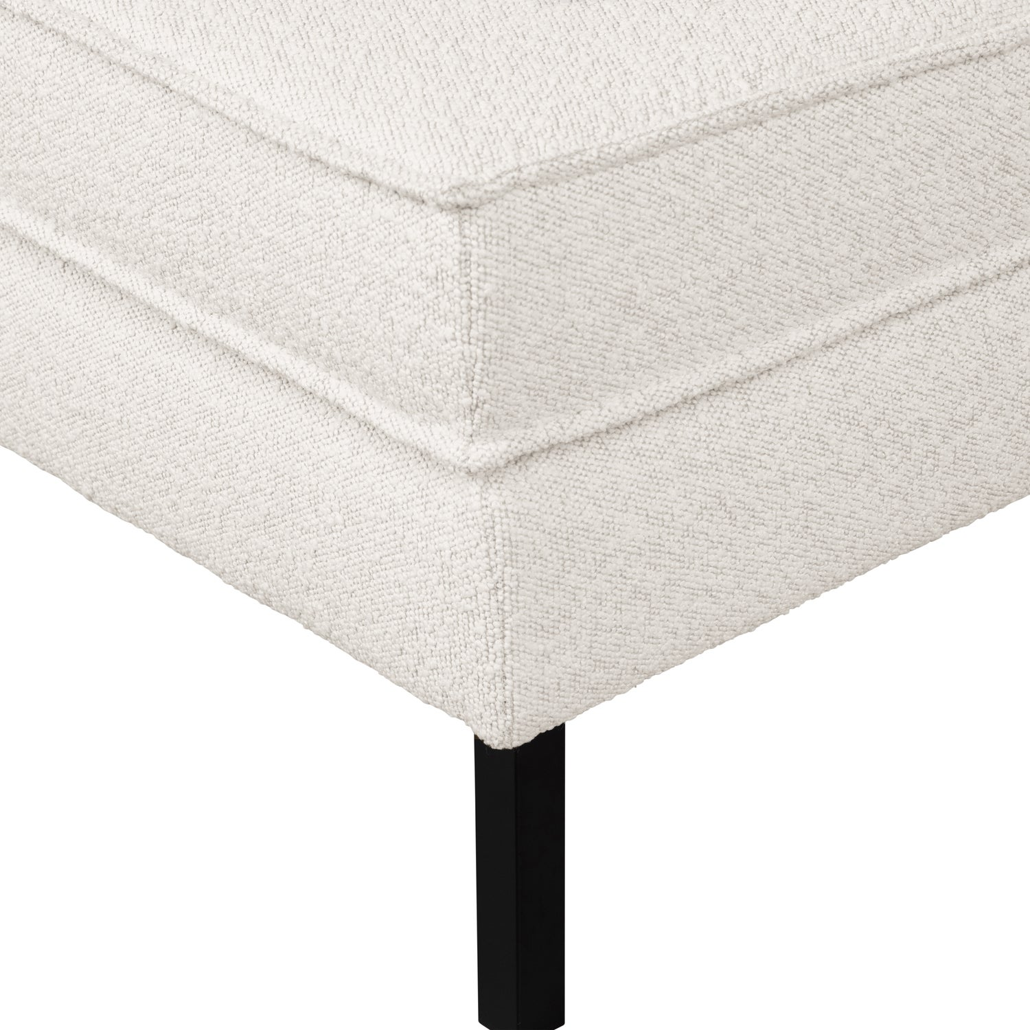 Rodeo hocker op poten velvet kastanjebruin