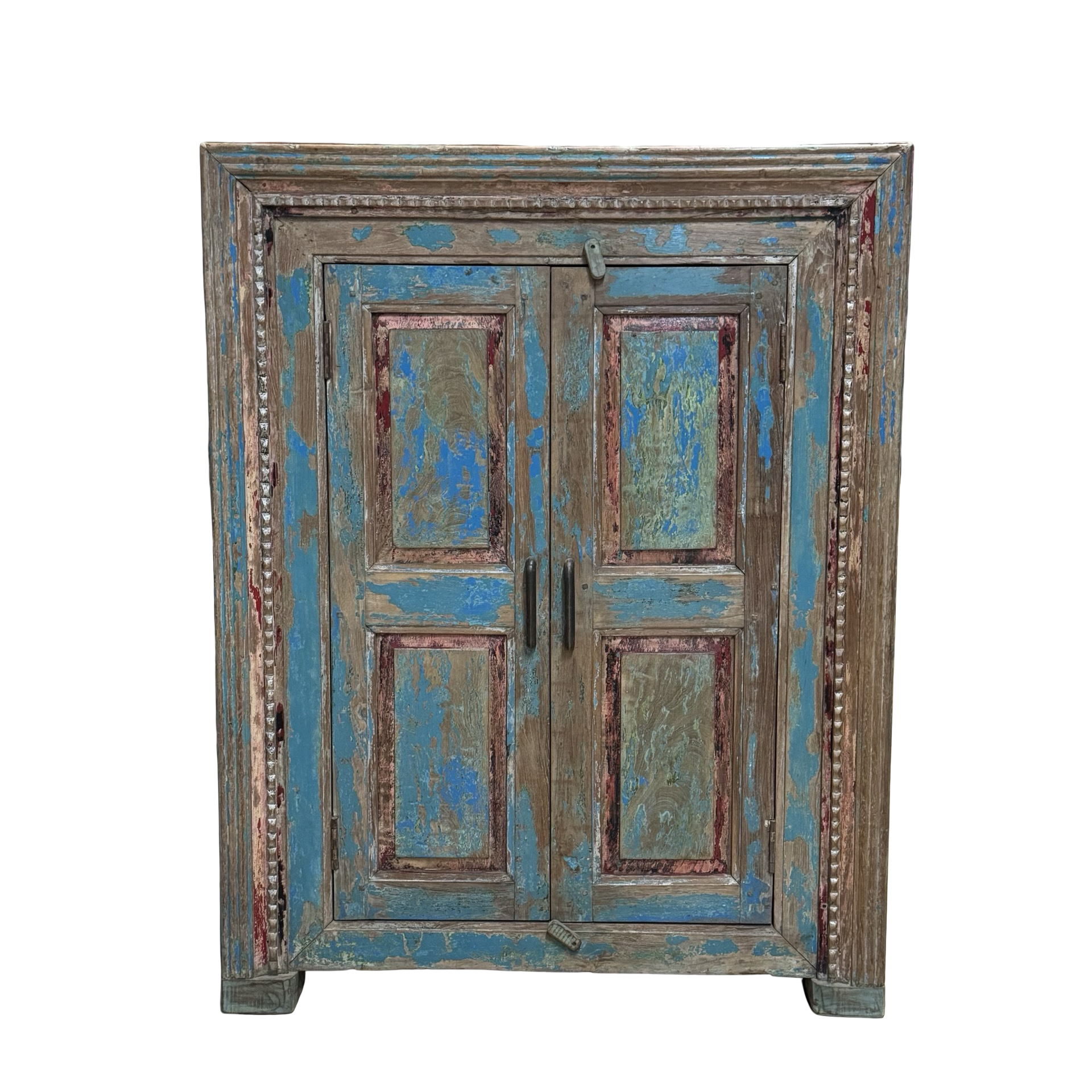 Kast 2 deur uniek blauw