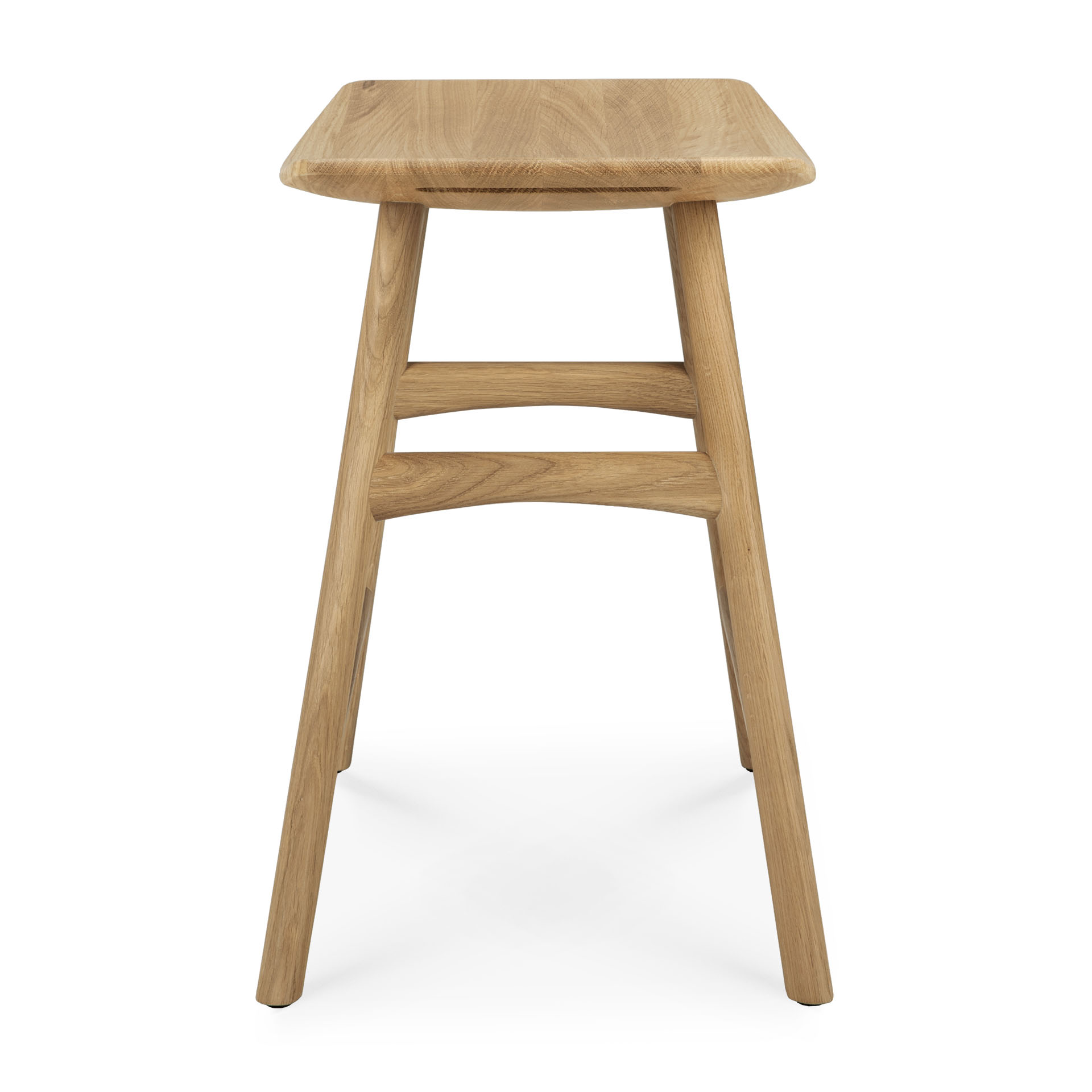 Ethnicraft - Osso eettafel kruk 45 - eiken/eiken zwart