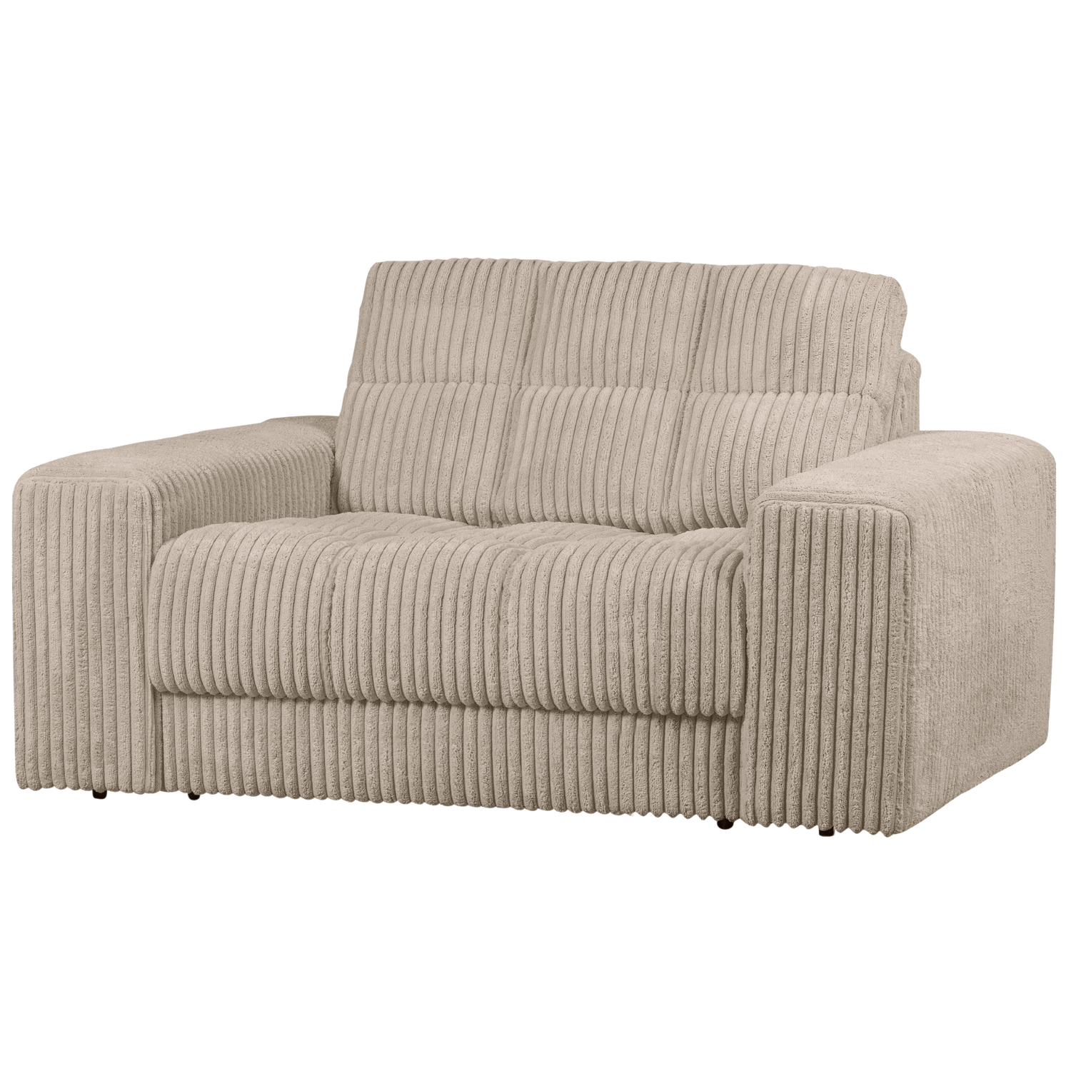 Second date loveseat velvet warmgrijs
