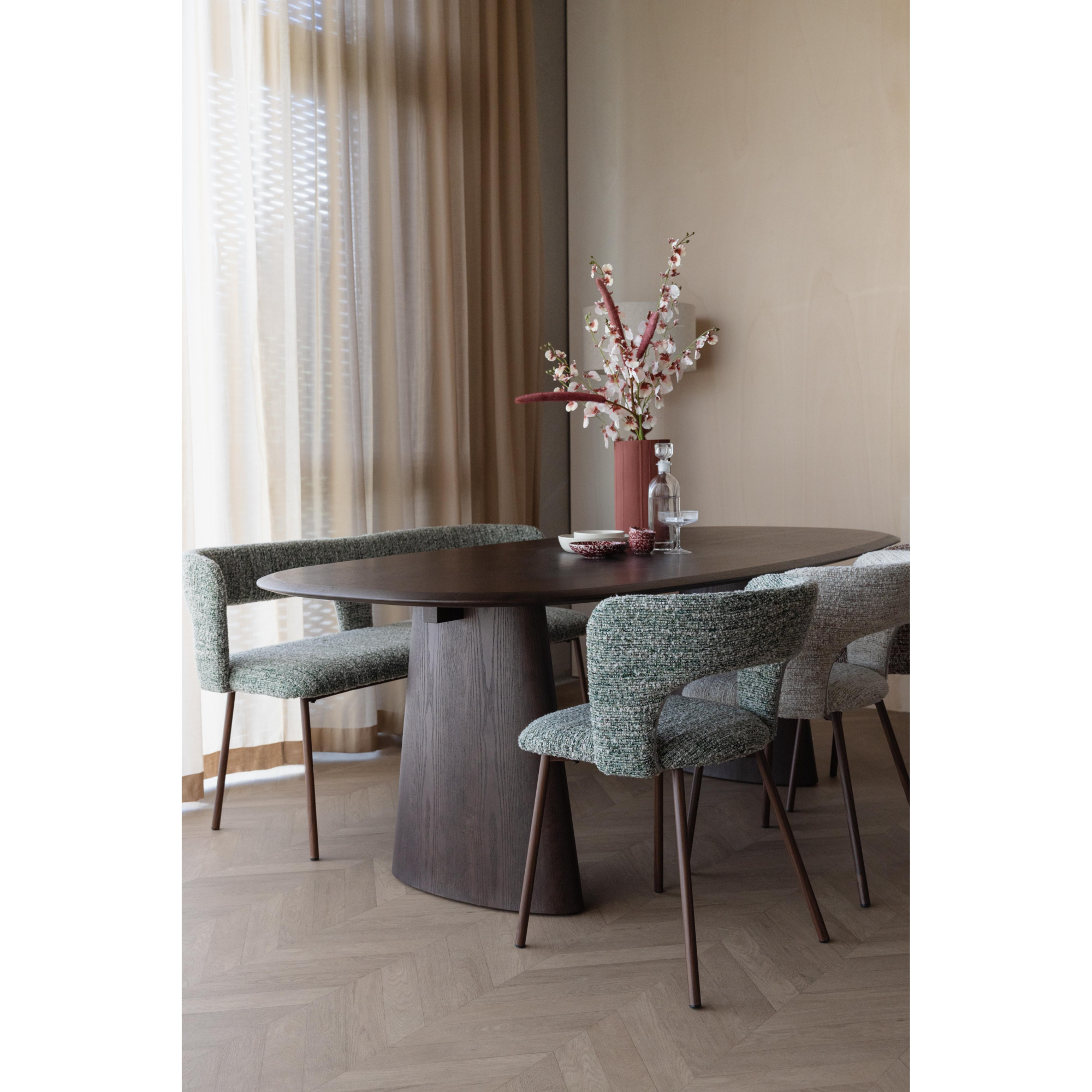 Mandy eettafel bruin