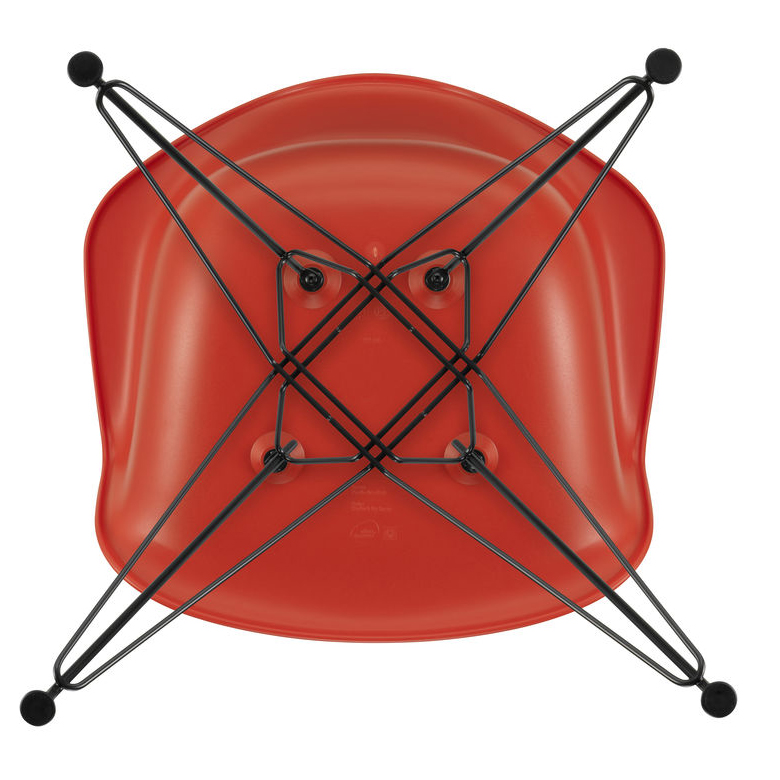 Vitra Eetkamerstoel DAR RE zwart