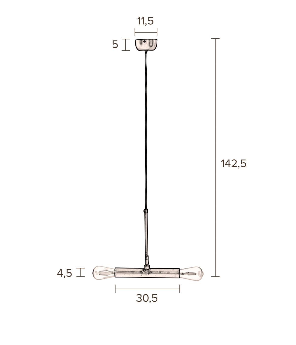 Hanglamp Doppio
