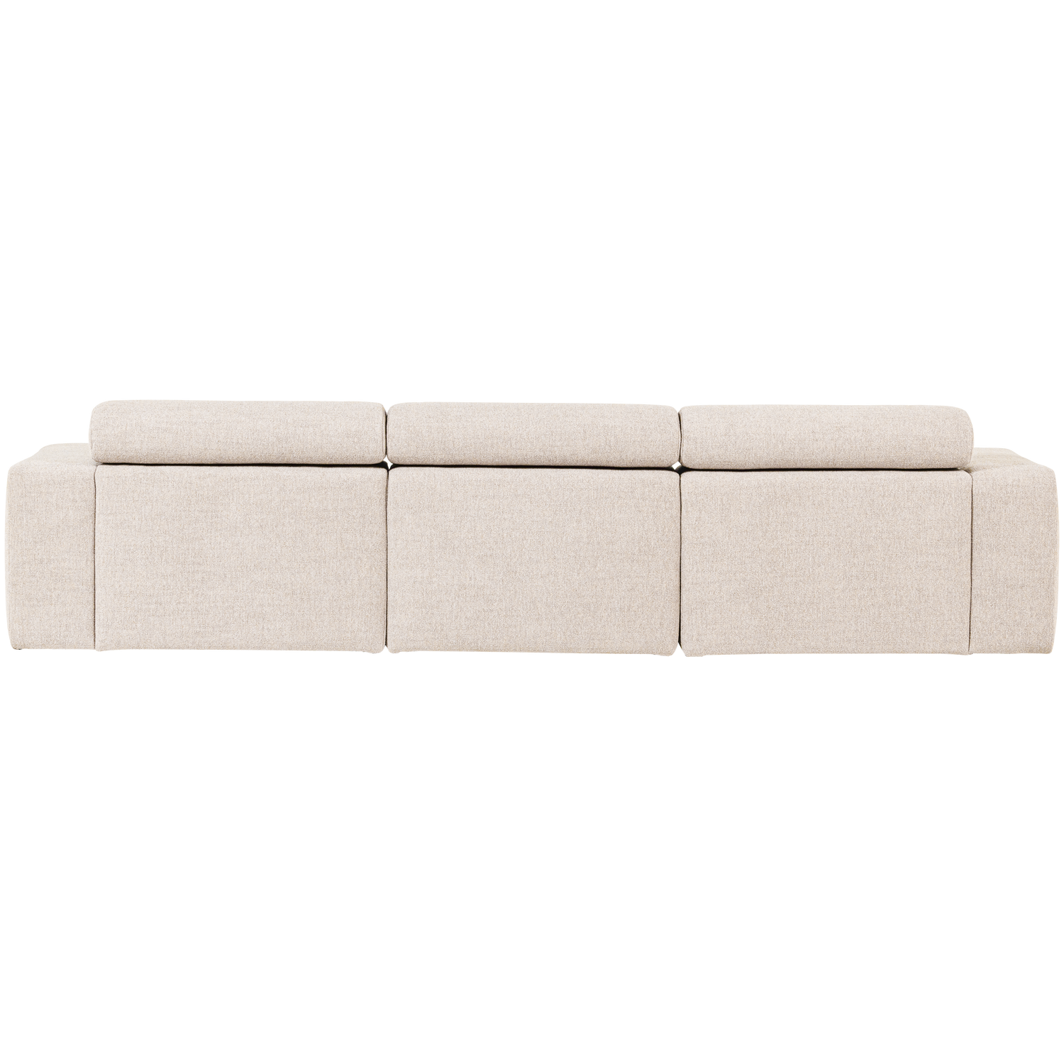 Novi chaise longue bank links oranje melange