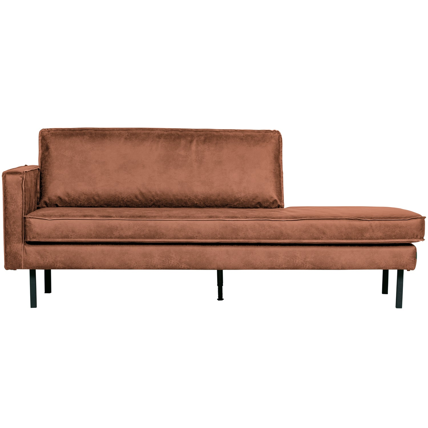 Rodeo daybed links structure velvet brass